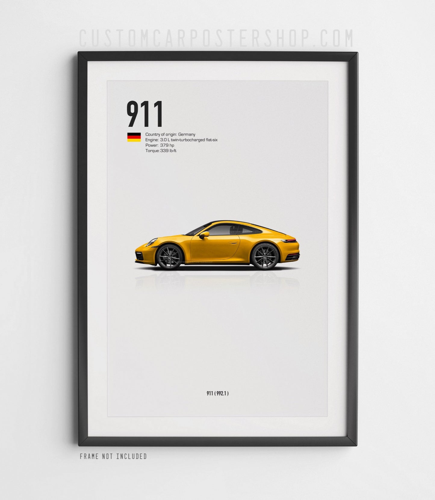 Porsche 911 (992.1) Carrera Poster