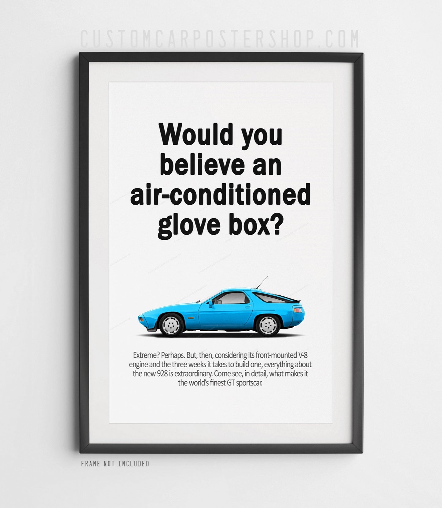 Porsche 928 Classic Ad - Air Conditioned Glovebox