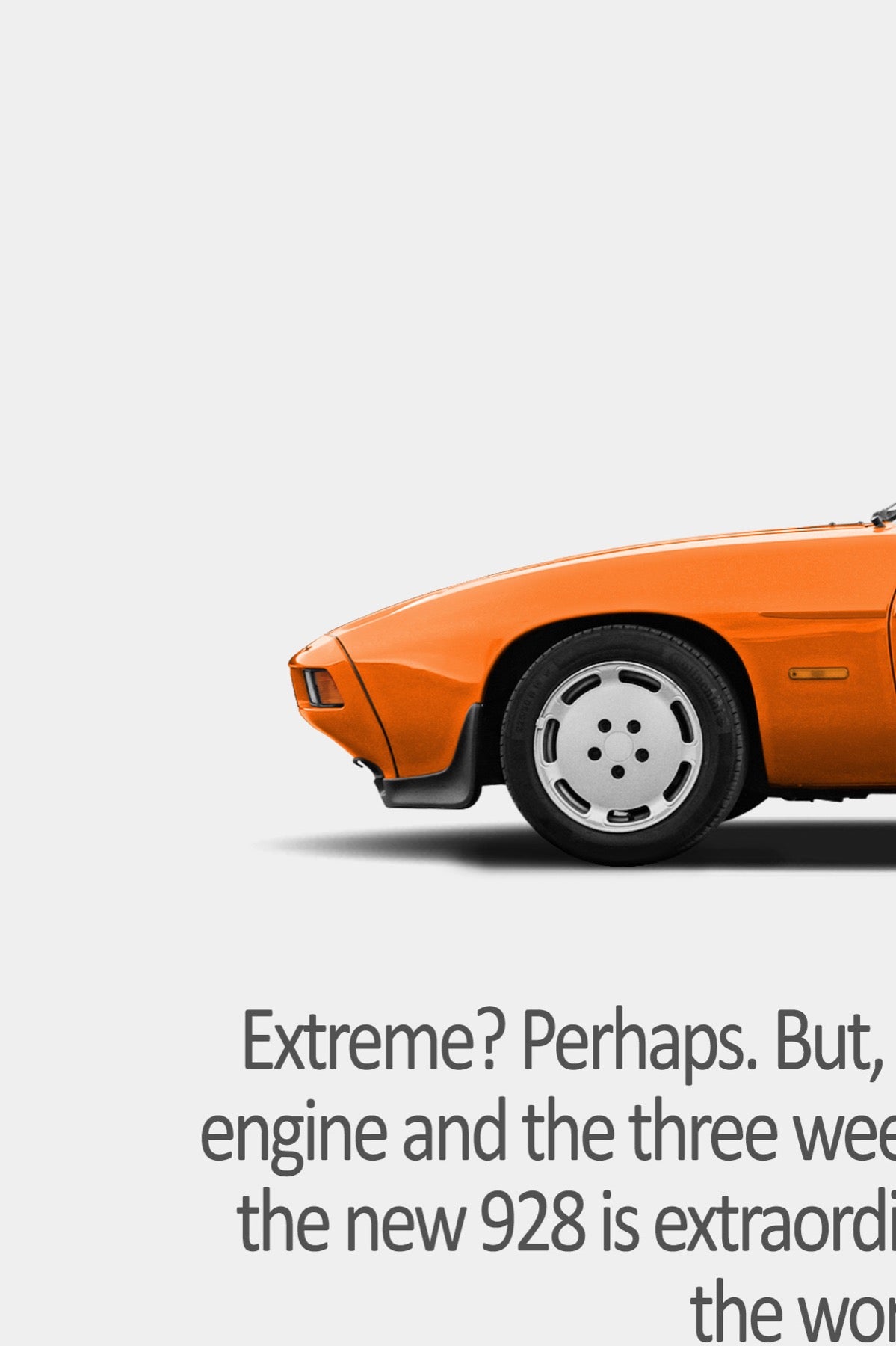 Porsche 928 Classic Ad - Air Conditioned Glovebox