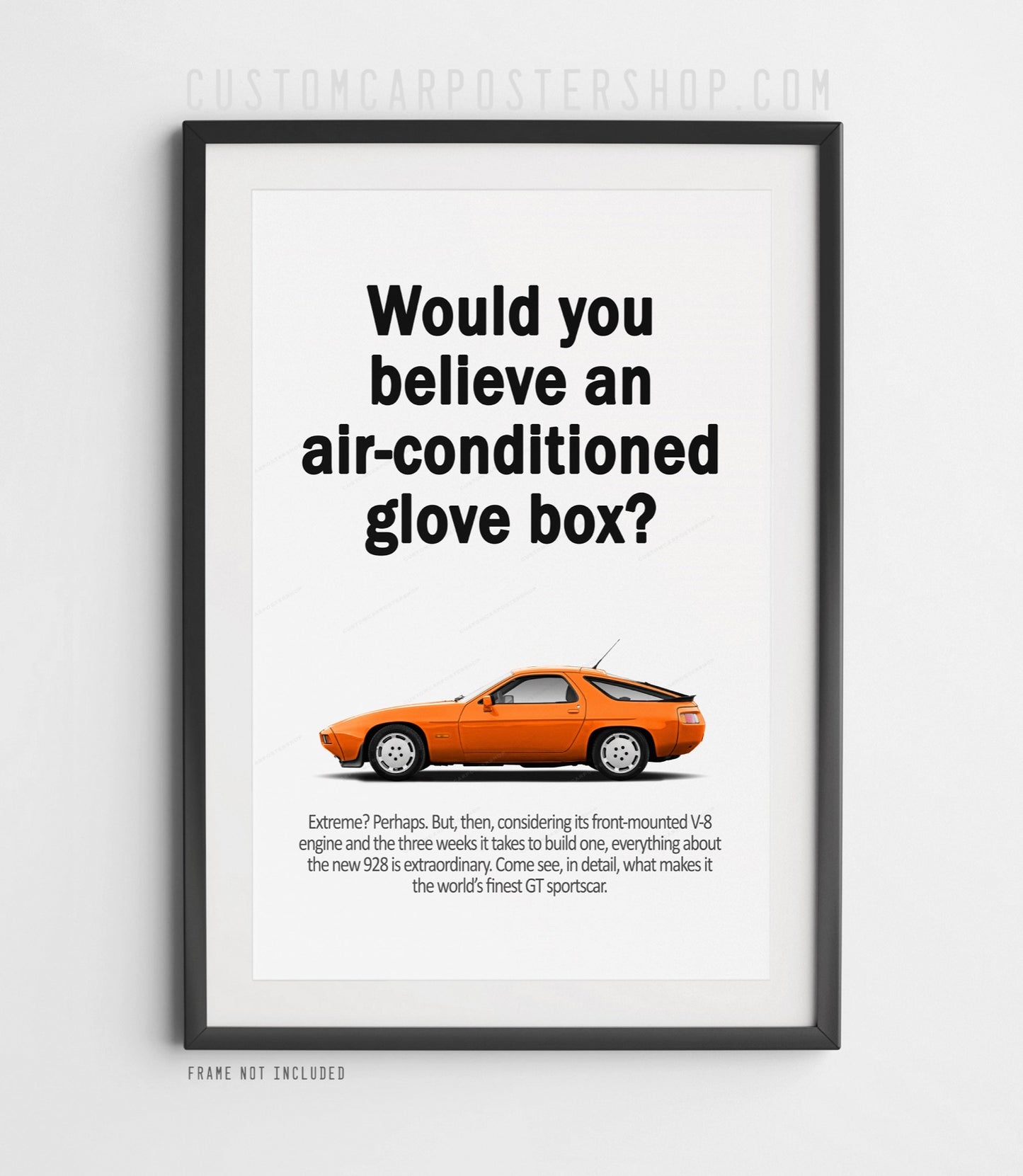 Porsche 928 Classic Ad - Air Conditioned Glovebox