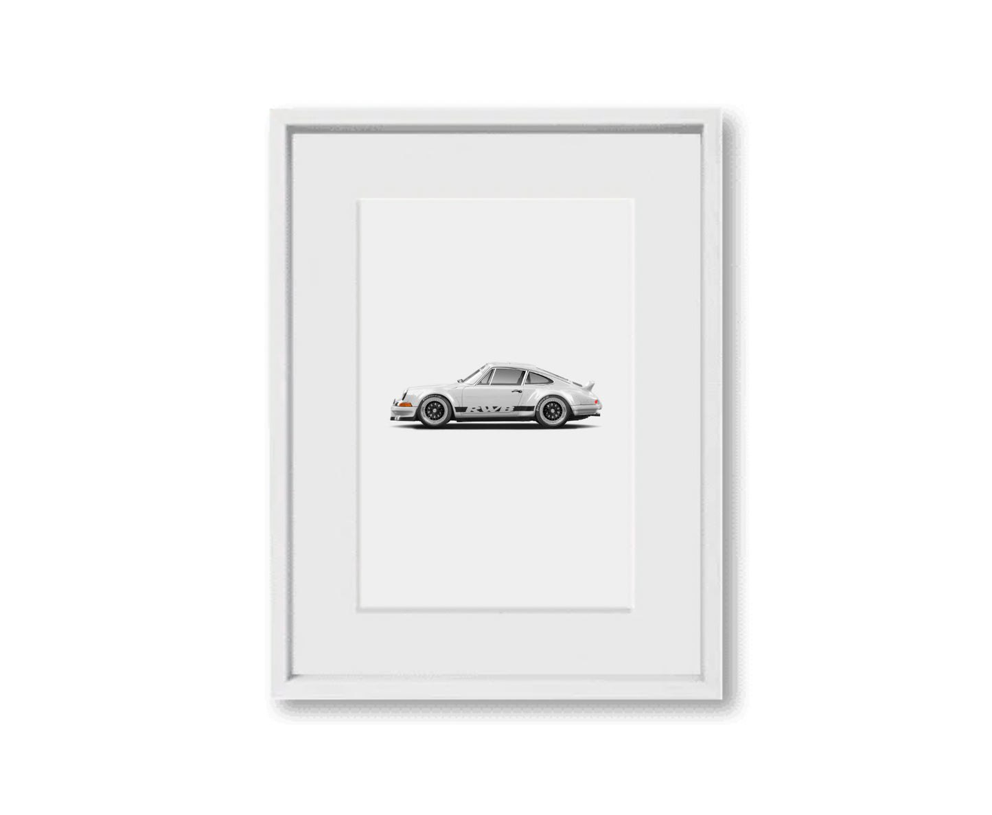 Porsche 911 Carrera 18x24" Framed Print (Commissioned)