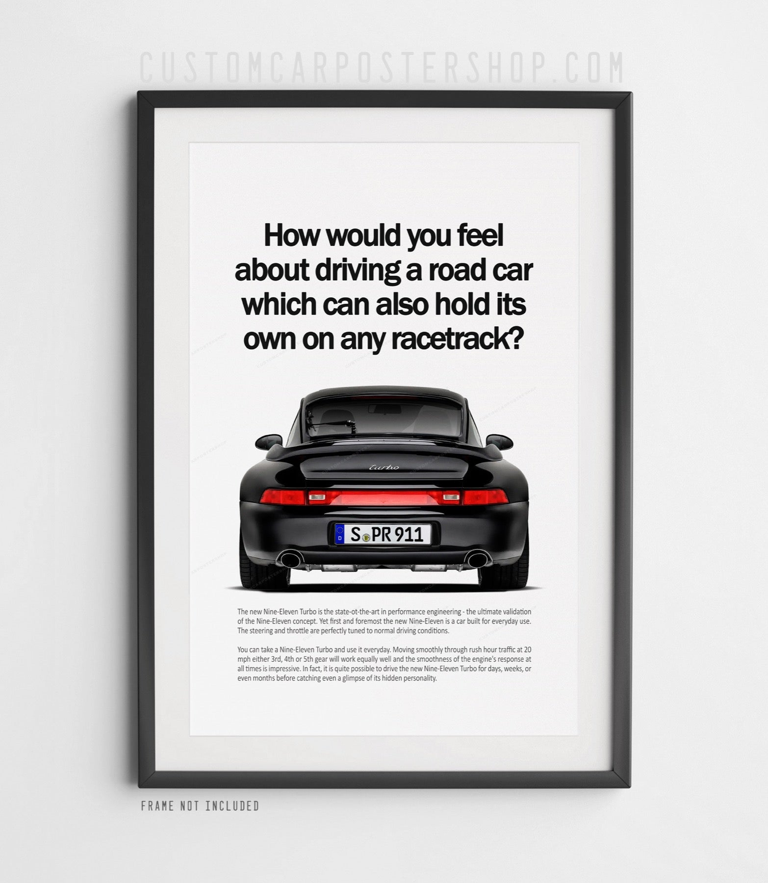 愛ページ Porsche 911 Turbo (993) Vintage Ad - Road Car