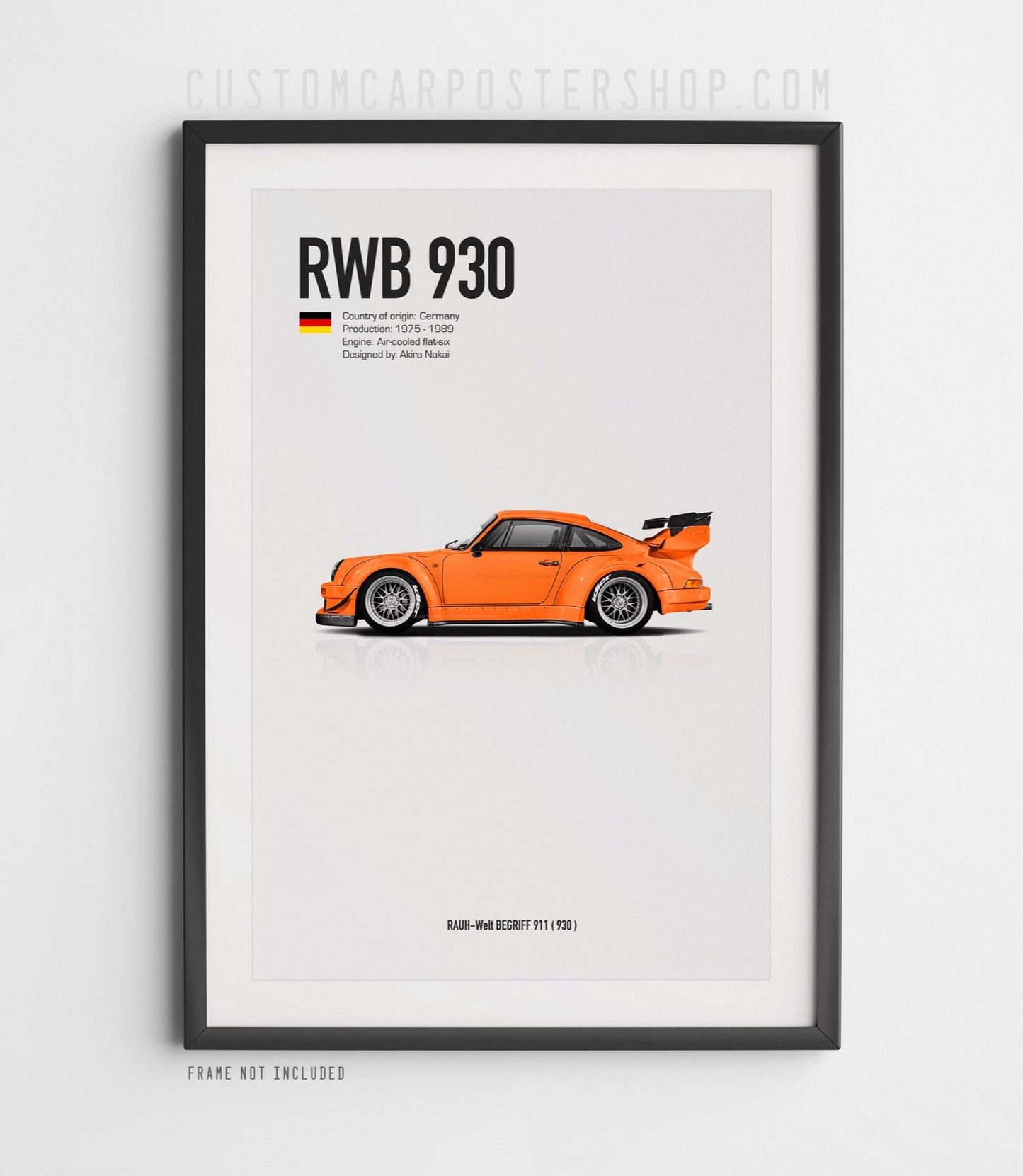 RWB Porsche 930 Poster