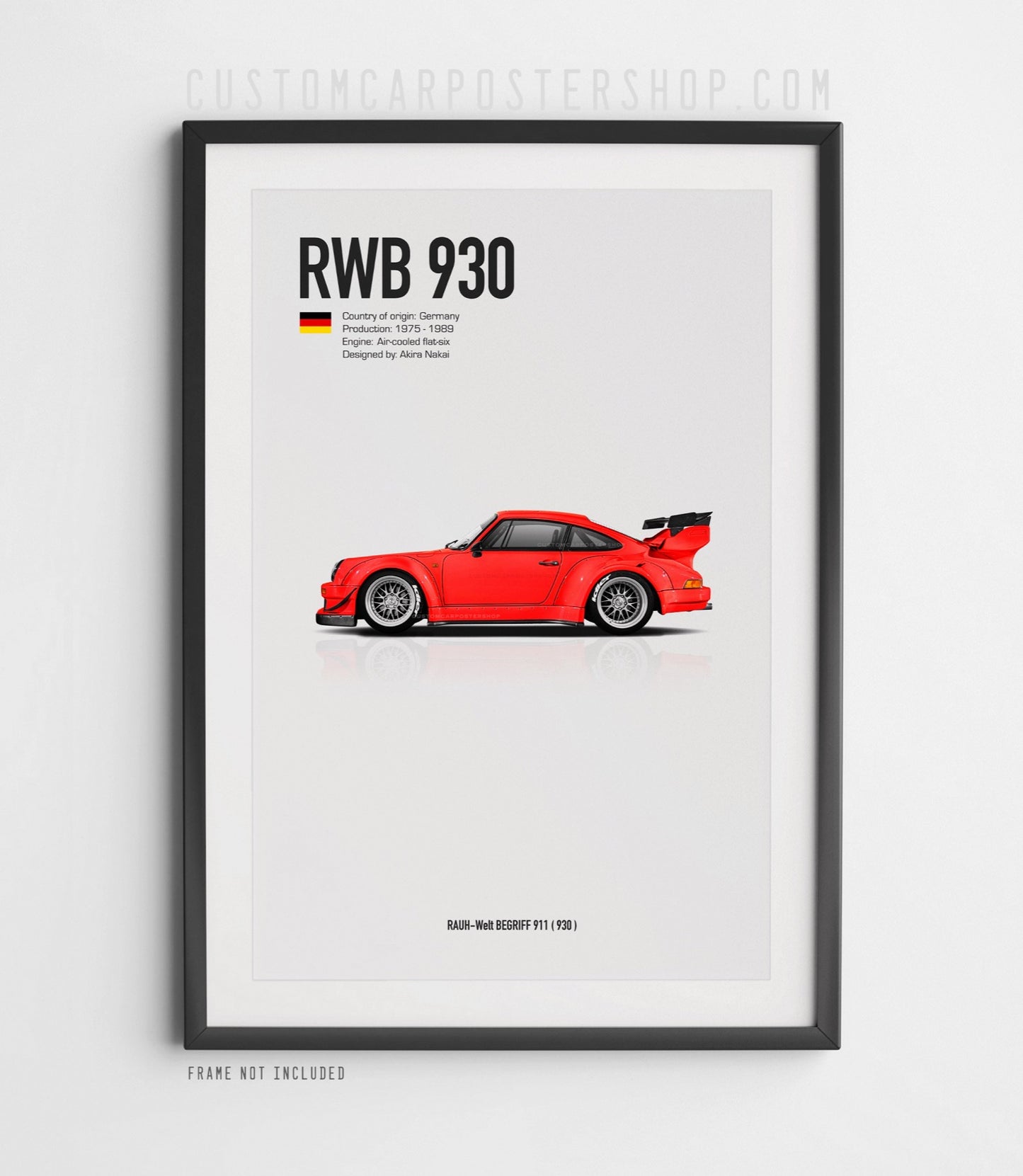 RWB Porsche 930 Poster