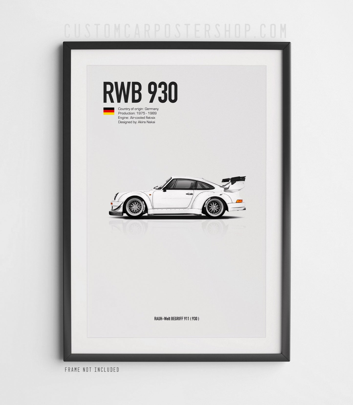 RWB Porsche 930 Poster