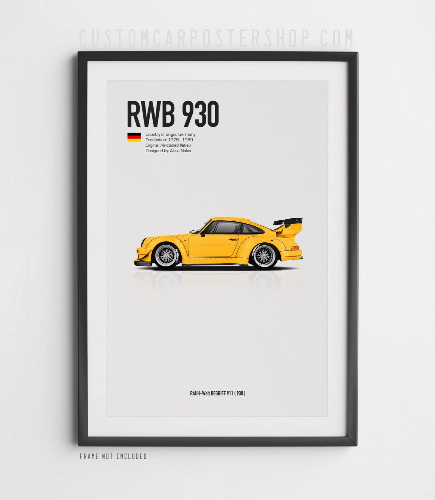 RWB Porsche 930 Poster