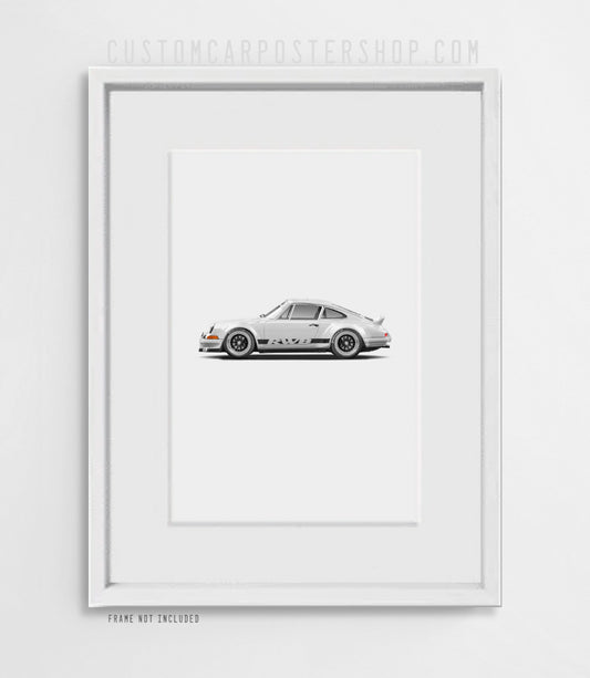 Porsche 911 Carrera 18x24" Framed Print (Commissioned)