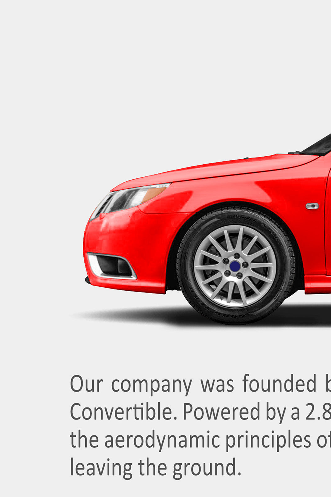 Saab 9-3 Aero Cabriolet Vintage Ad - Air-crafted