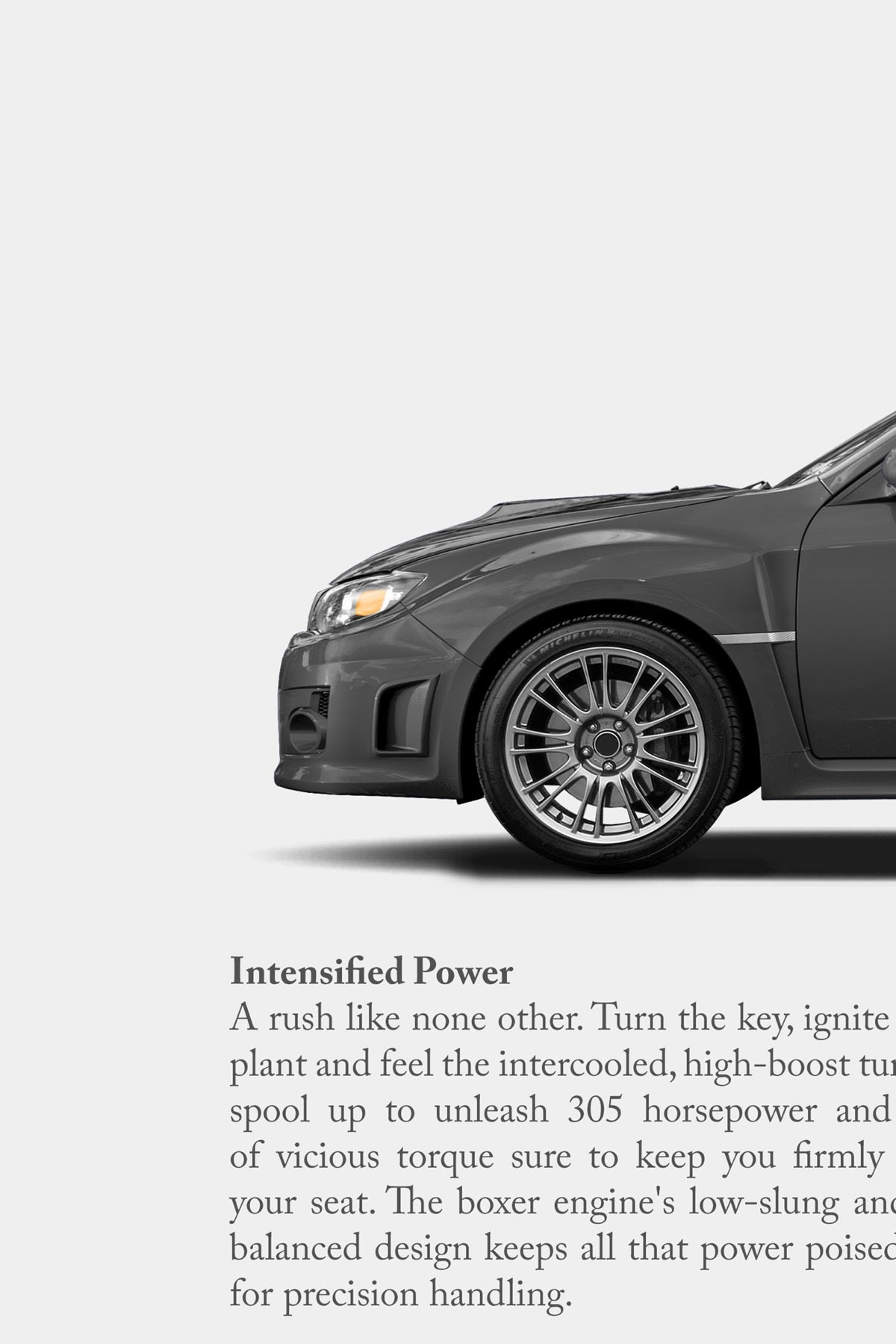 Subaru WRX STI Hatchback Print Ad - Rally Experience