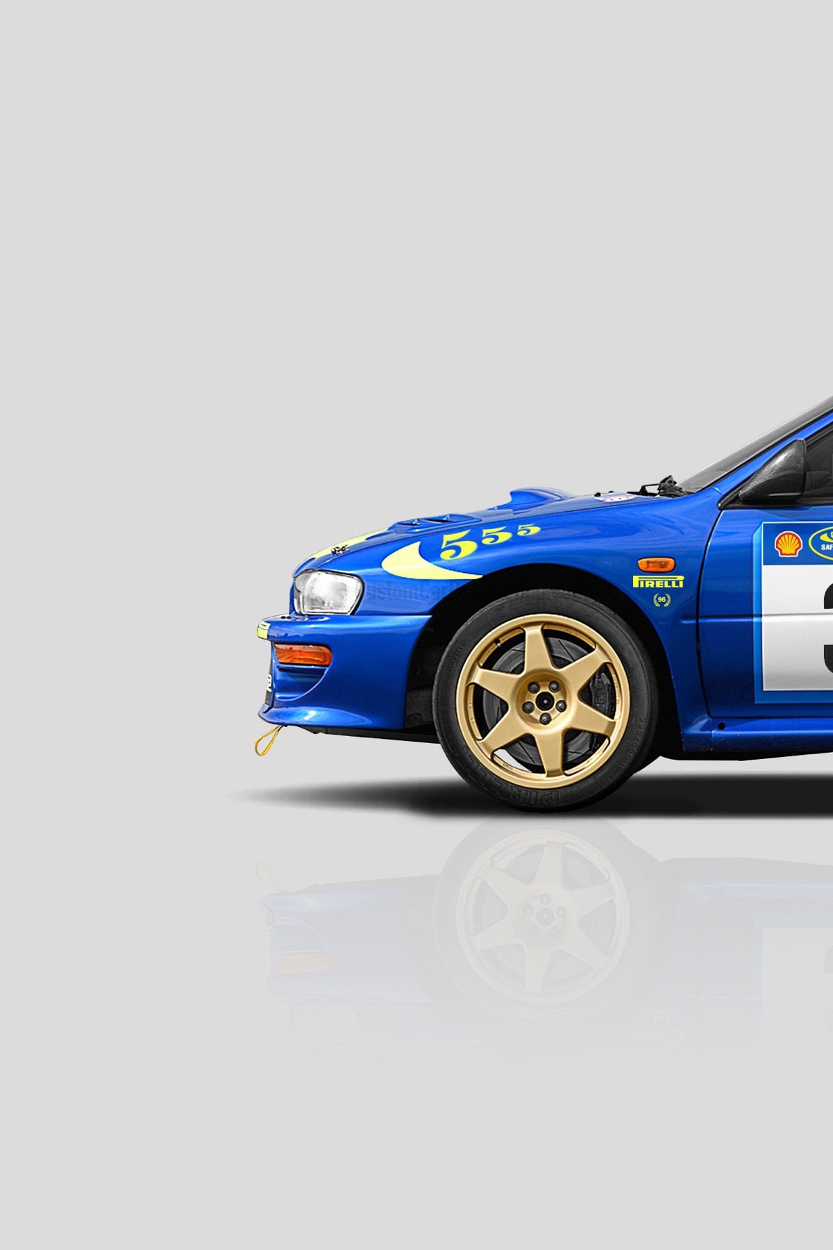 Subaru 555 WRX McRae Rally WRC 97 Poster