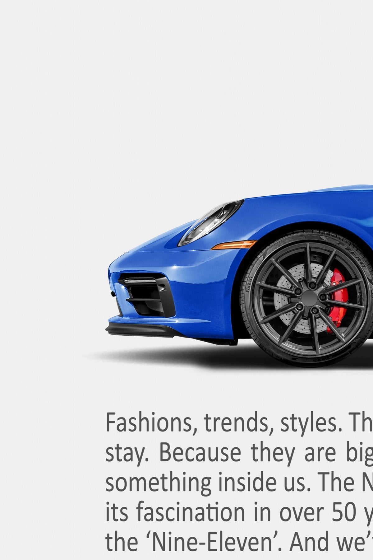 Porsche 911 Carrera Cabriolet (992.1) Print Ad Poster - Timeless Machine