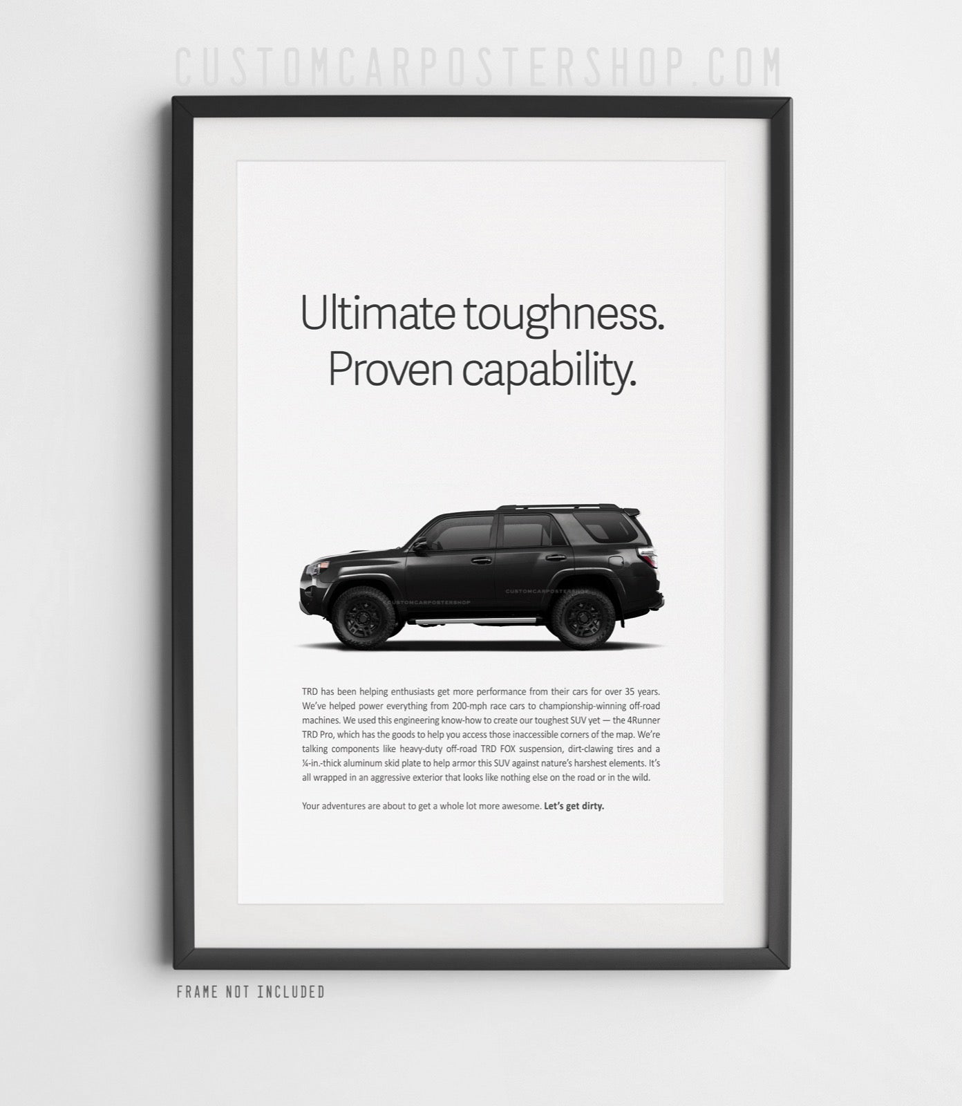 Toyota 4Runner Print Ad - Ultimate Toughness