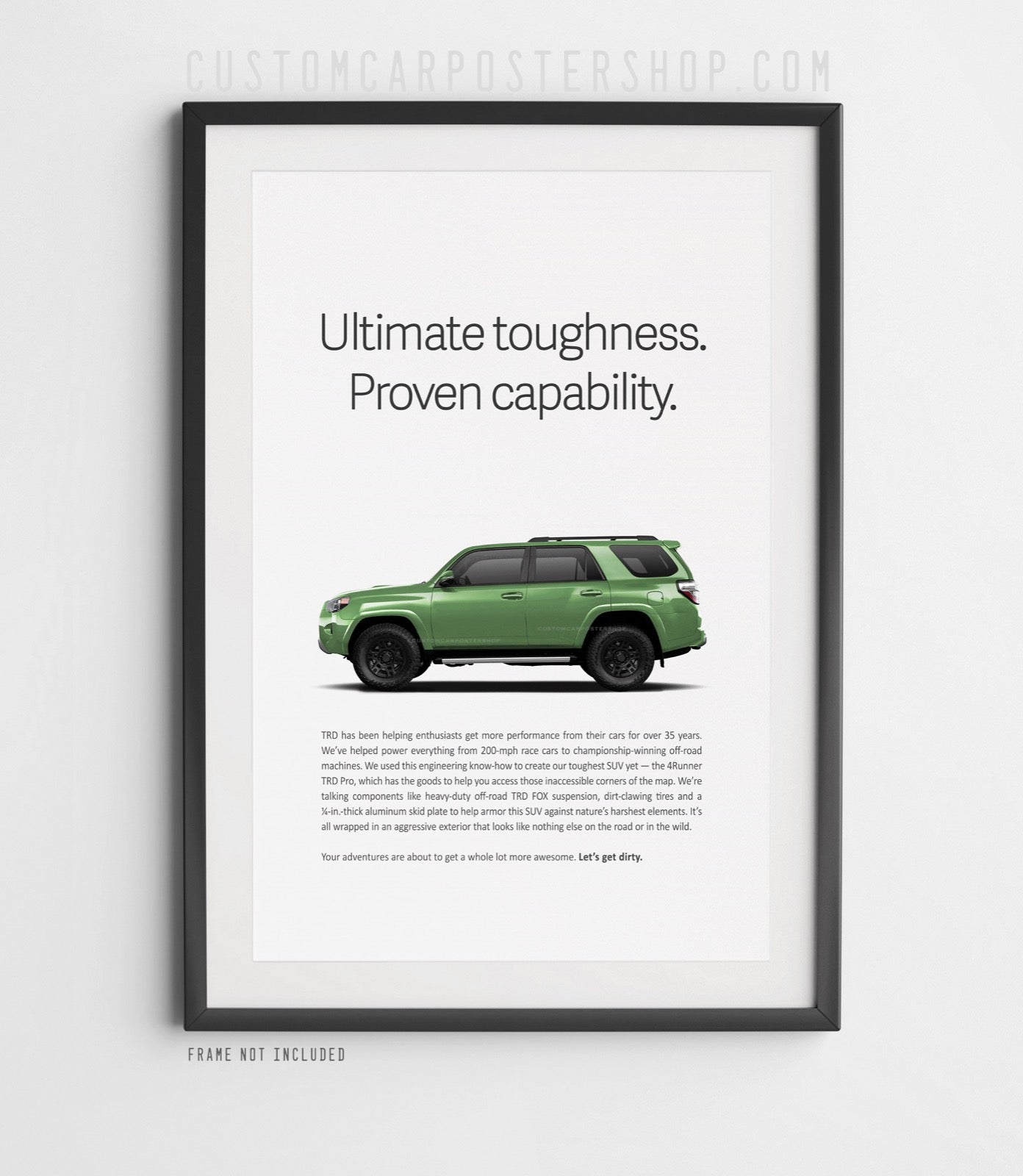 Toyota 4Runner Print Ad - Ultimate Toughness
