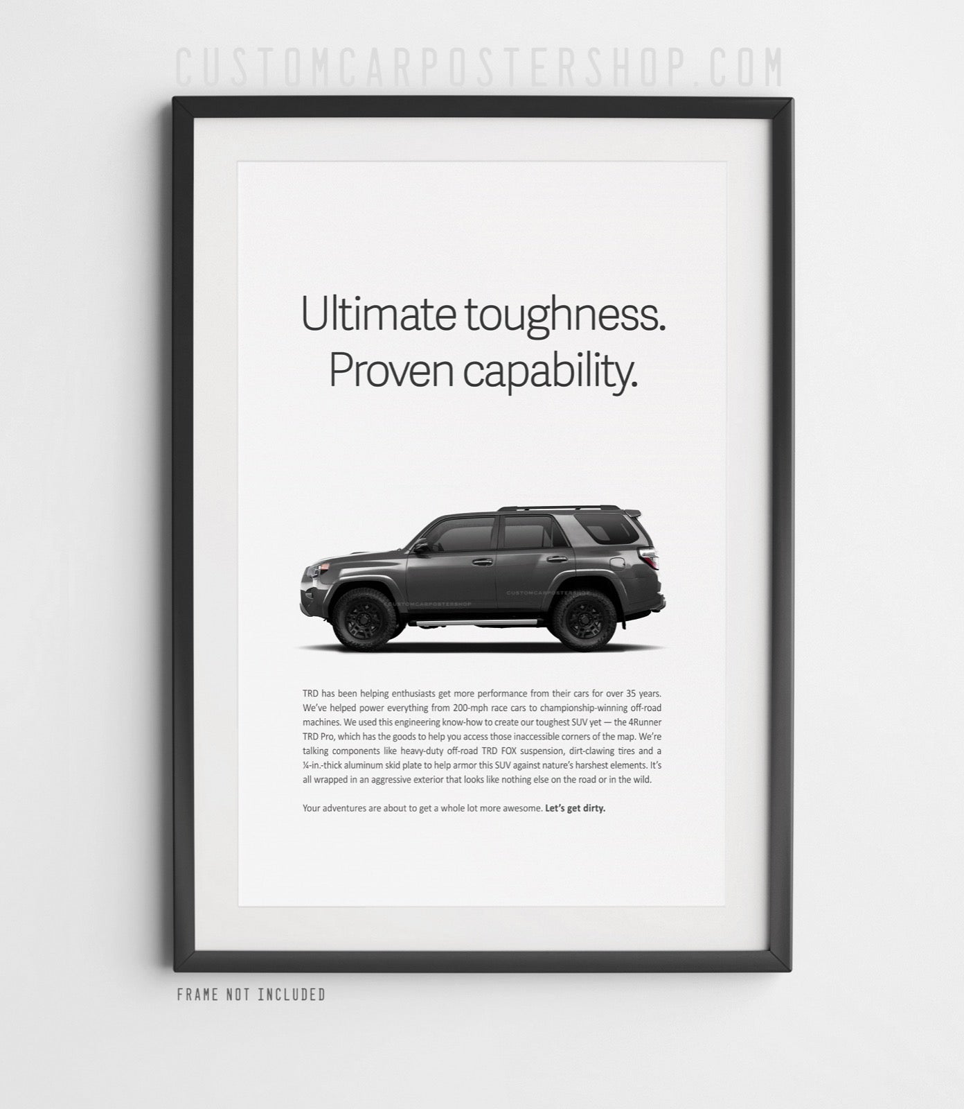 Toyota 4Runner Print Ad - Ultimate Toughness