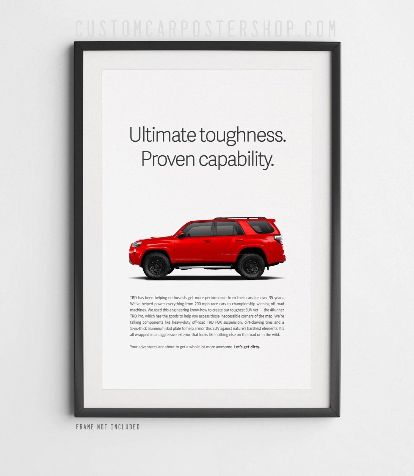 Toyota 4Runner Print Ad - Ultimate Toughness