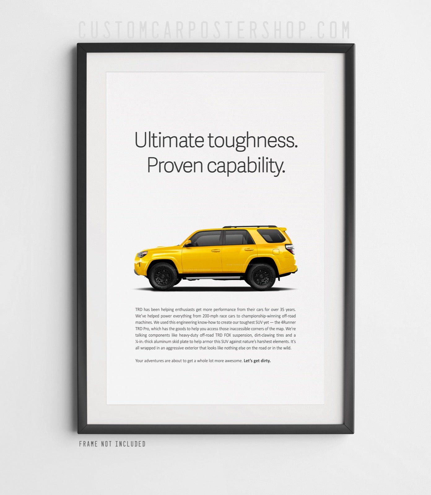 Toyota 4Runner Print Ad - Ultimate Toughness