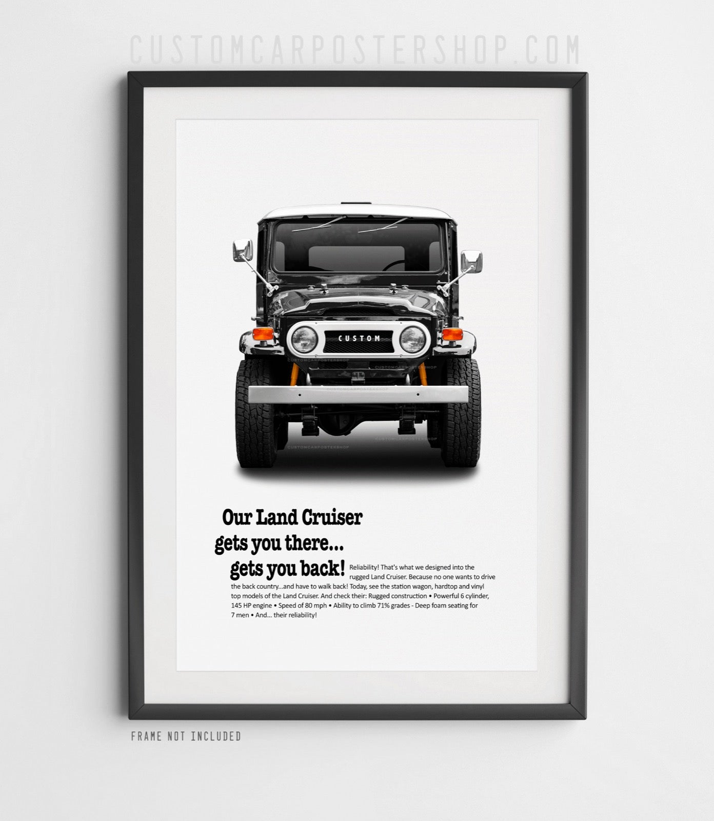 Toyota FJ40 Classic Print Ad - Gets You Back