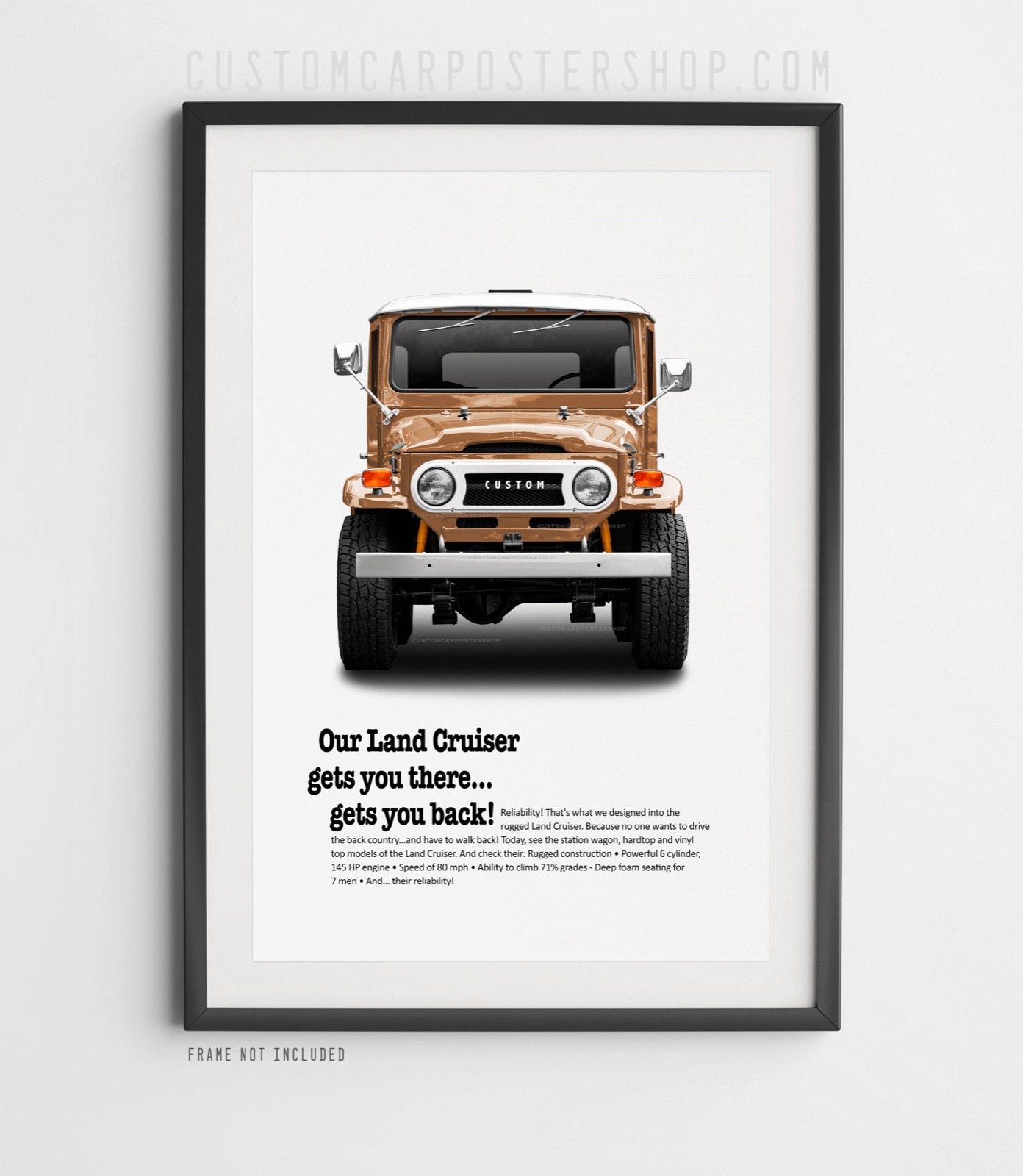 Toyota FJ40 Classic Print Ad - Gets You Back