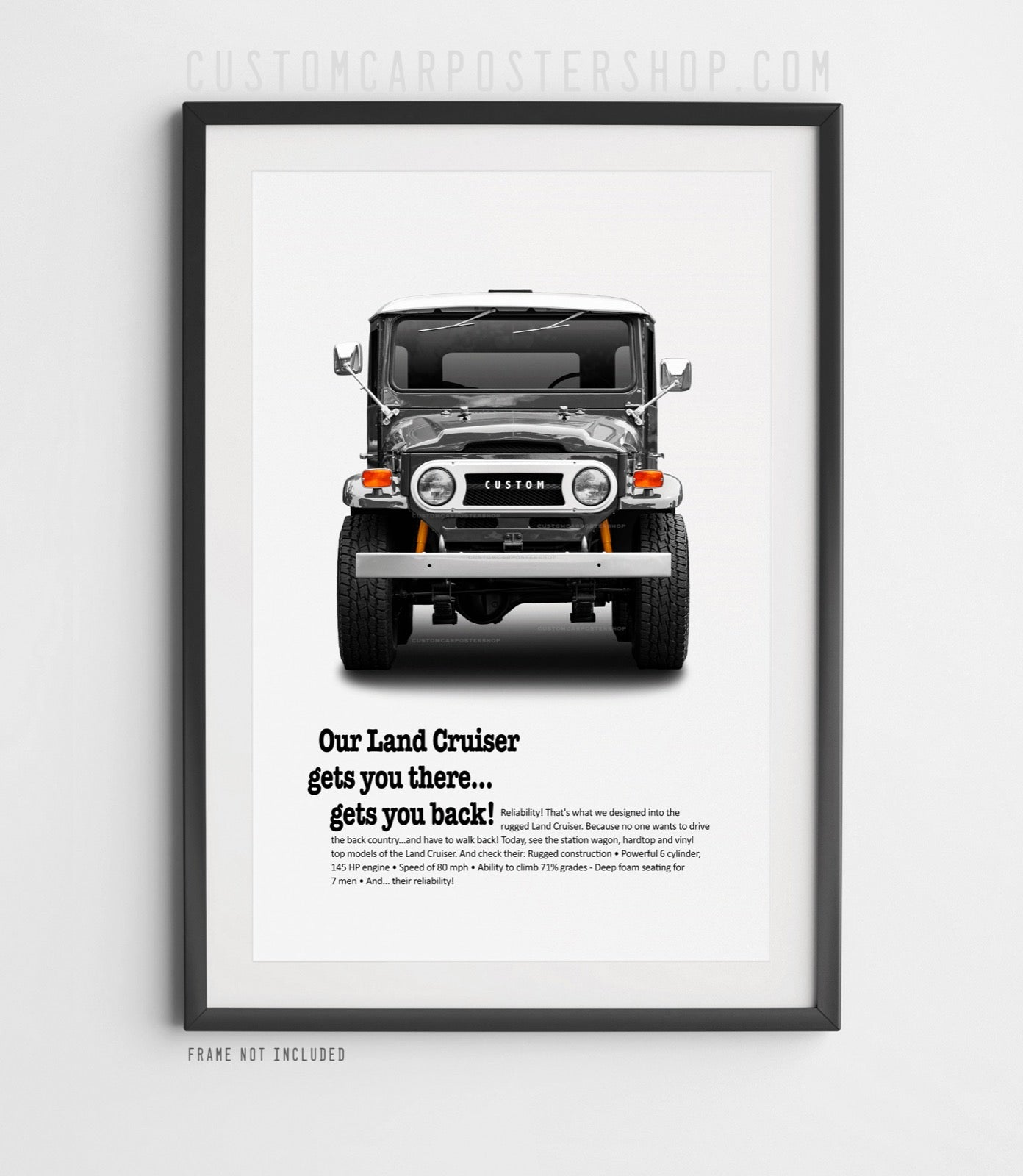 Toyota FJ40 Classic Print Ad - Gets You Back