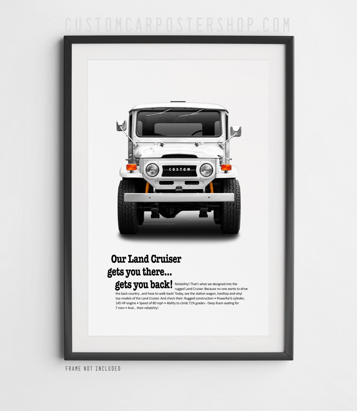 Toyota FJ40 Classic Print Ad - Gets You Back