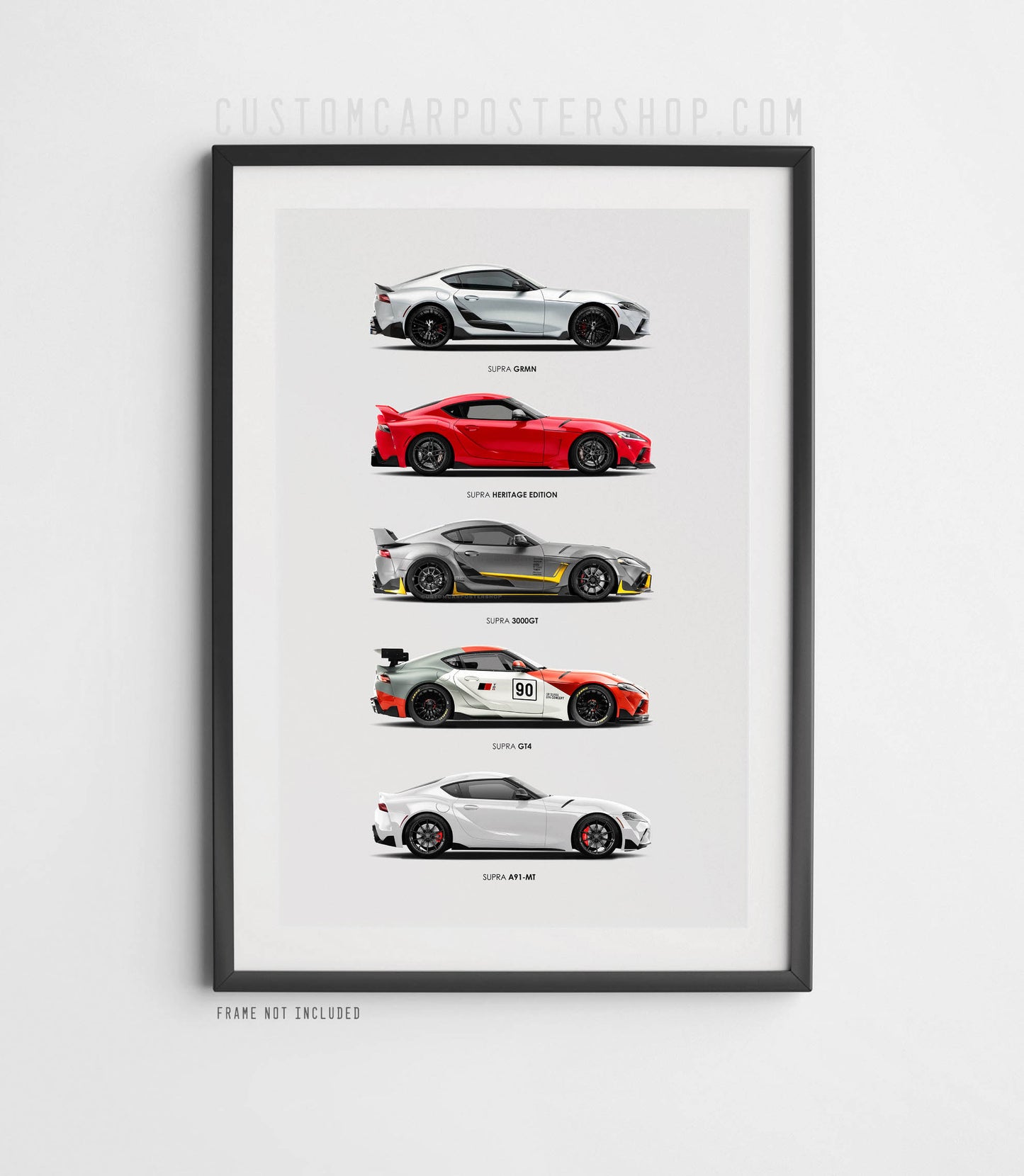 Toyota GR Supra Limited Edition Collage