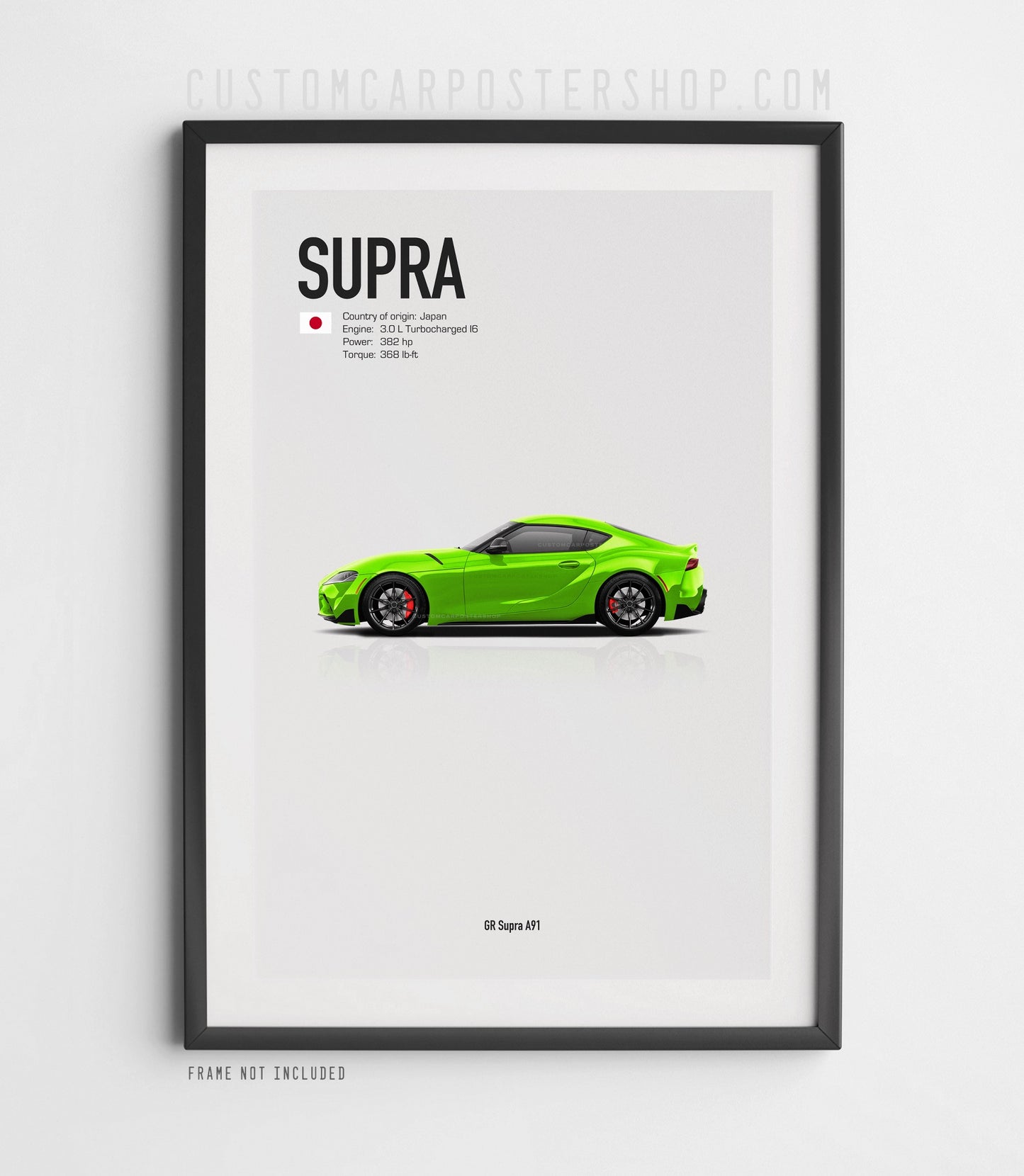 Toyota GR Supra A91 Poster