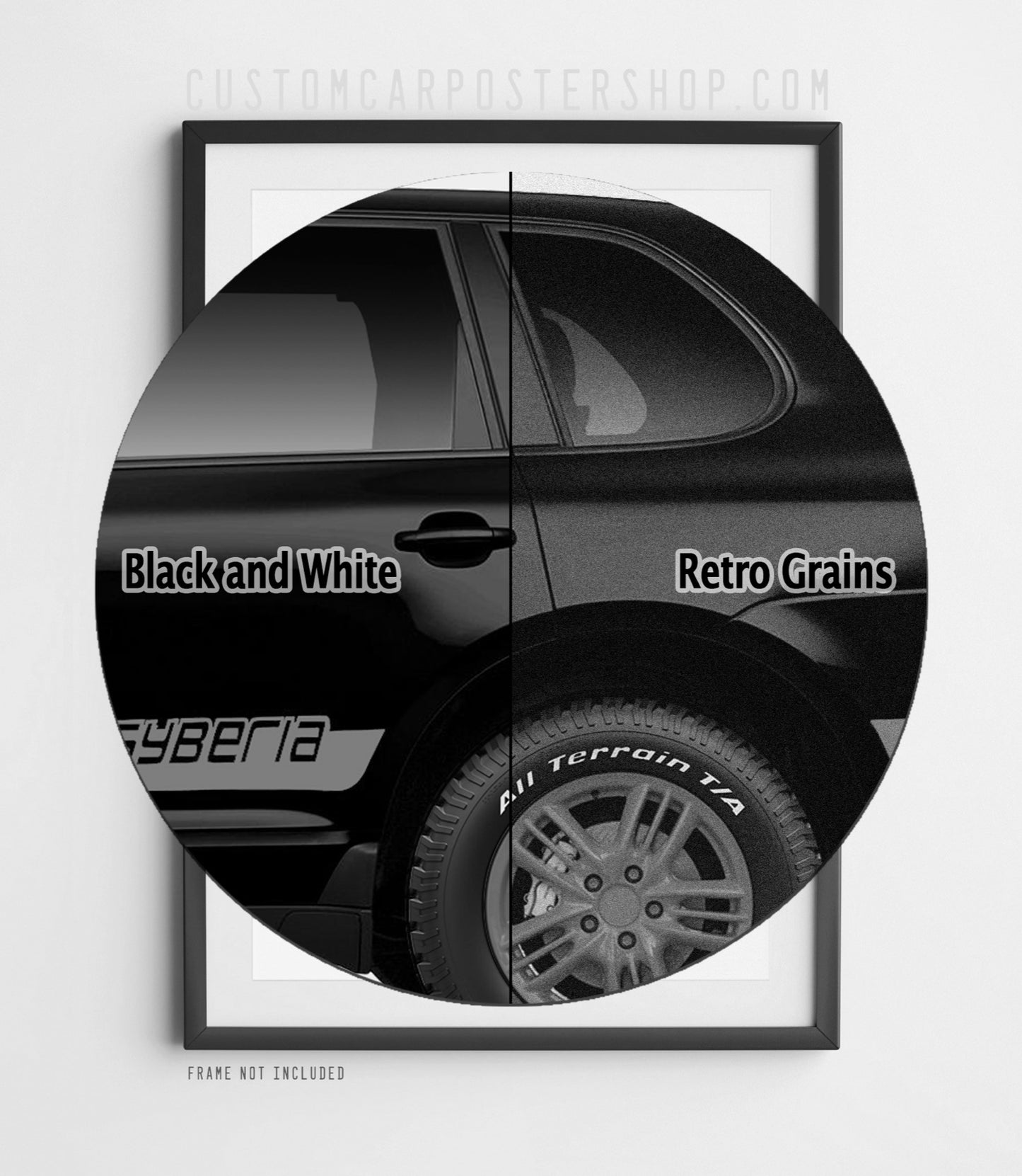 Porsche Cayenne S Transsyberia Rally Print Ad - In a Blur