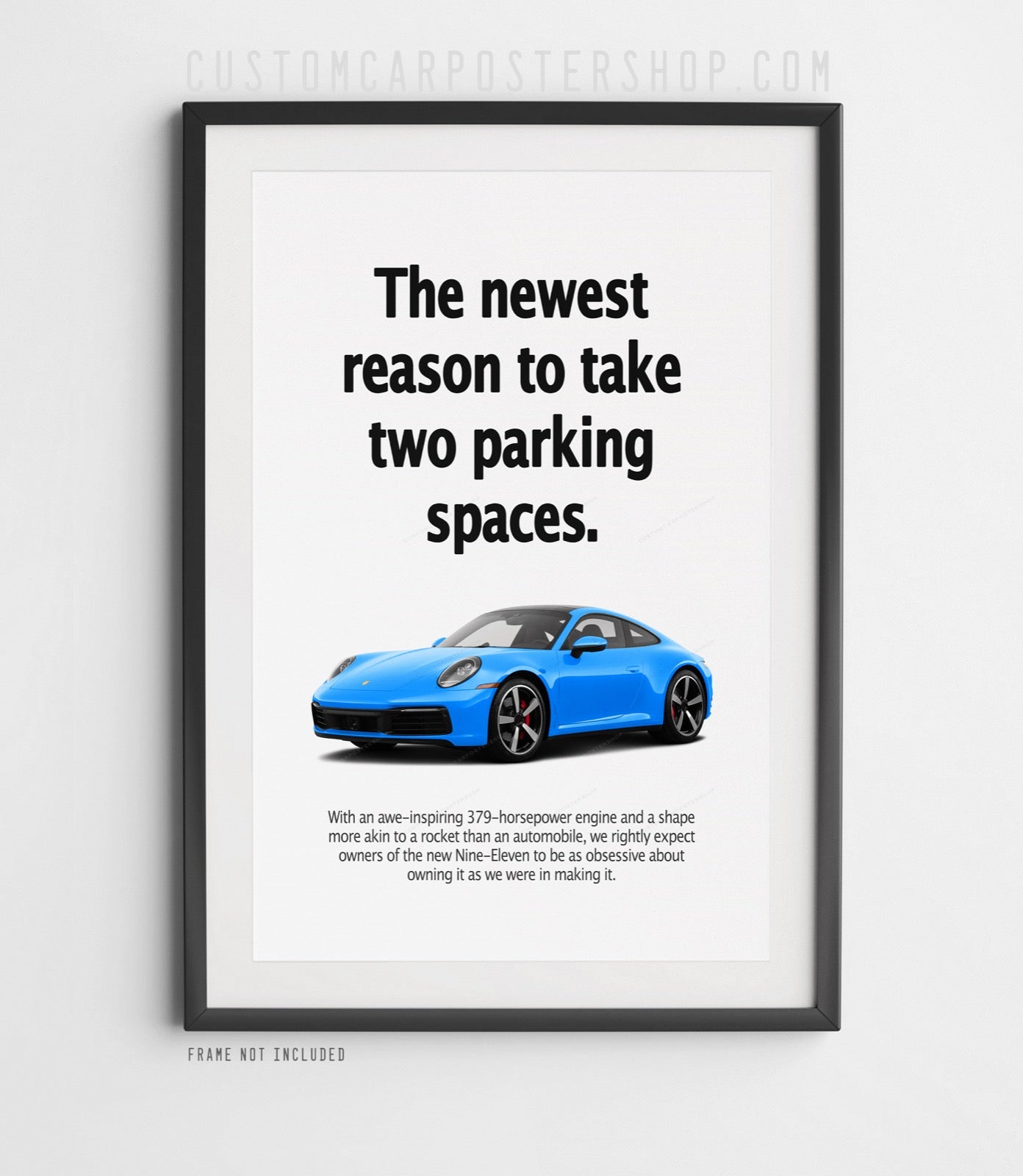 Porsche 911 (992) Print Ad - Two Parking Spots