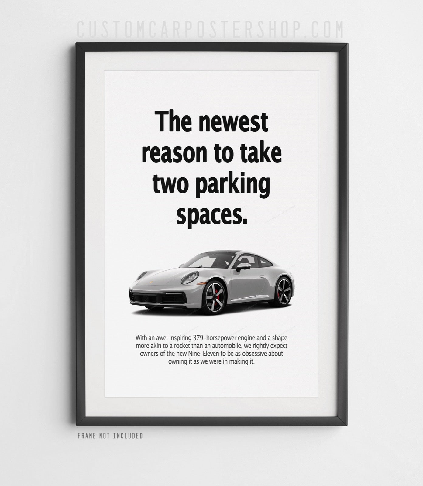 Porsche 911 (992) Print Ad - Two Parking Spots