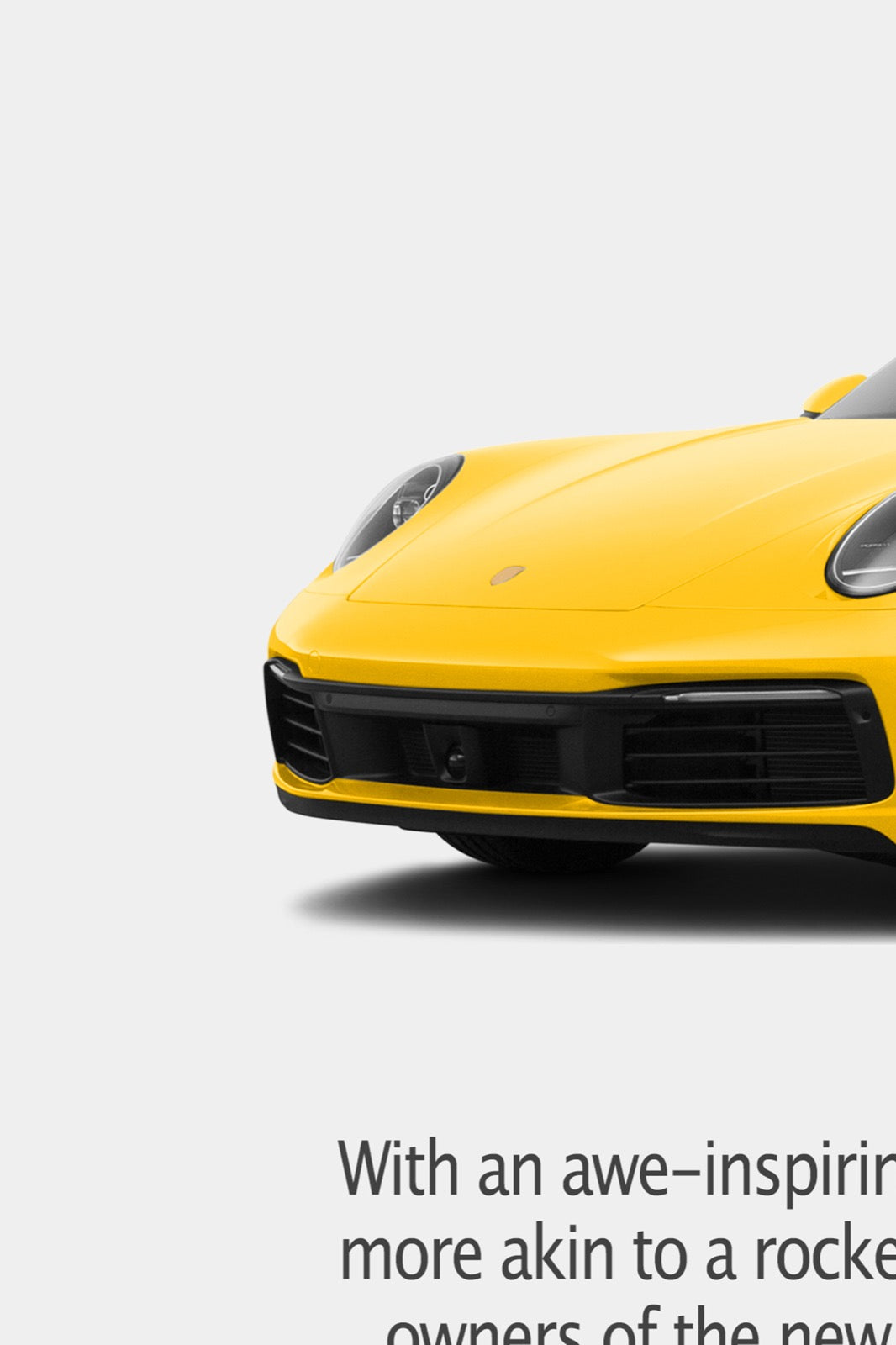 Porsche 911 (992) Print Ad - Two Parking Spots