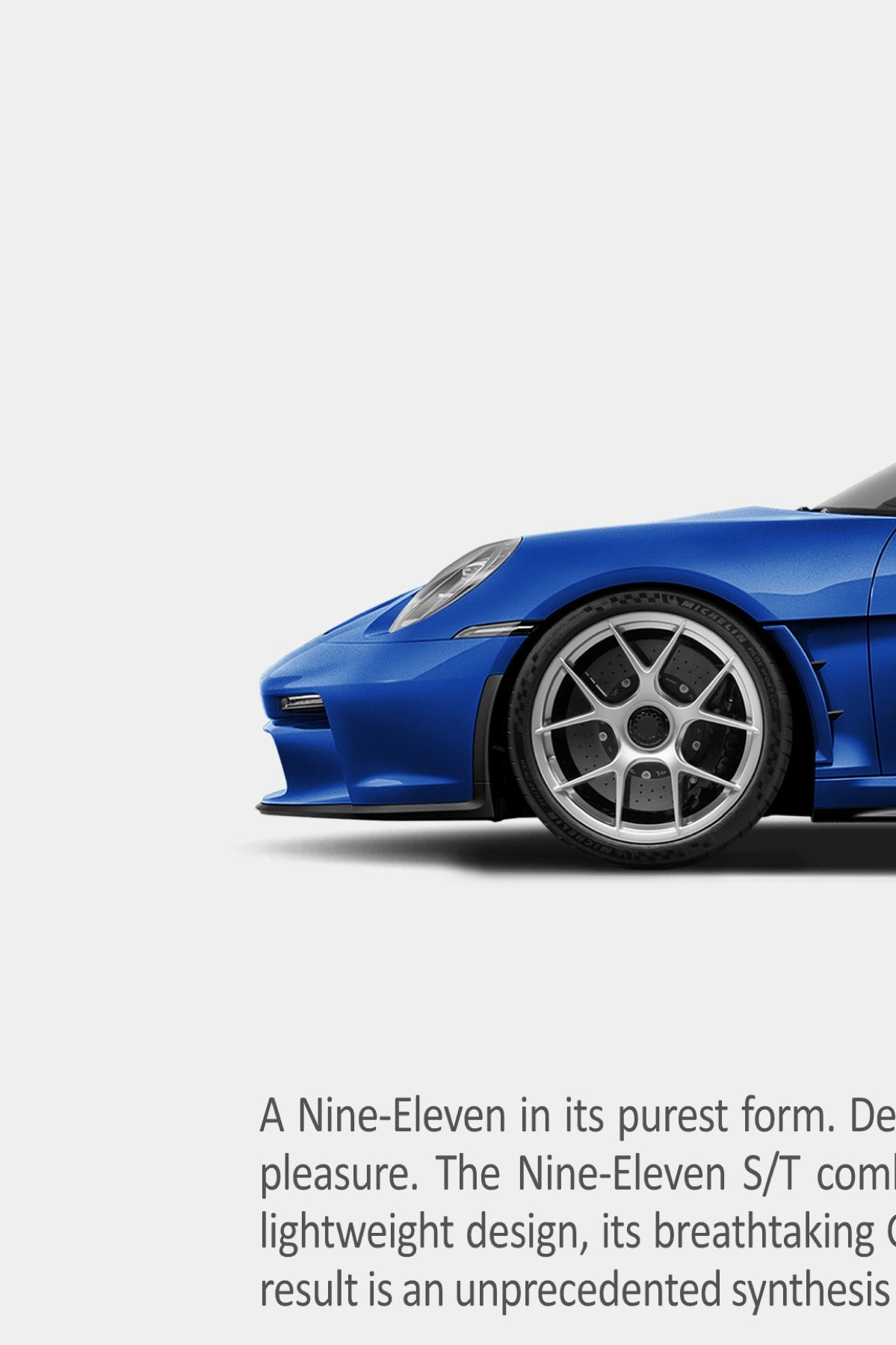 Porsche 911 S/T (992) Print Ad - Unlimited Driving Pleasure