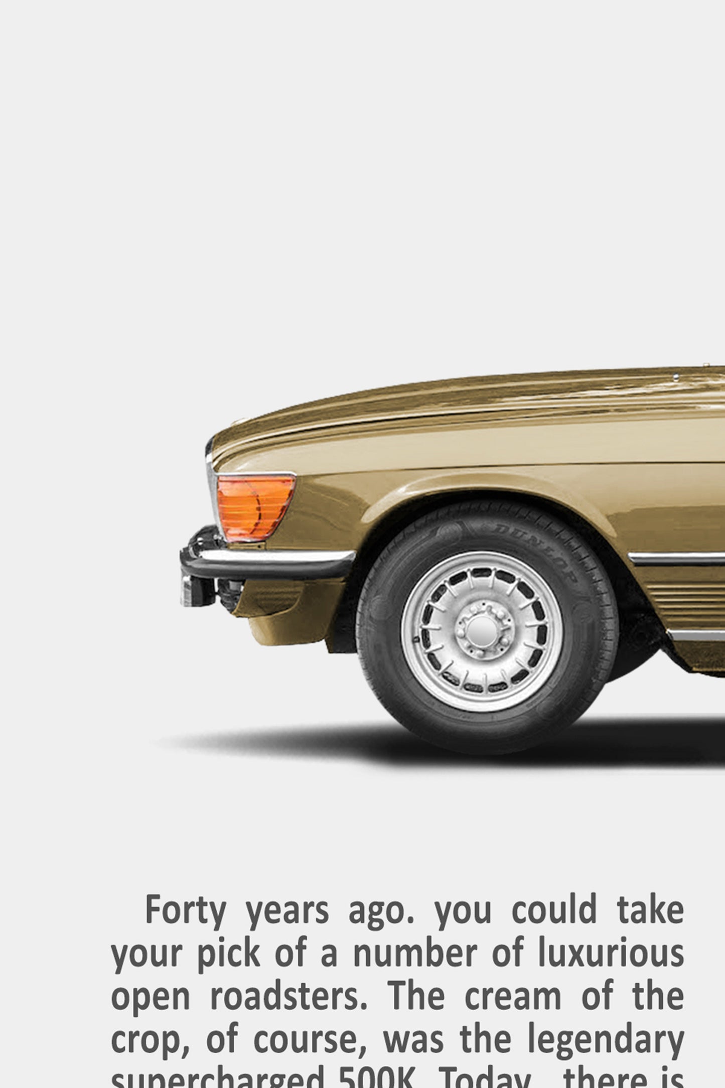 Mercedes-Benz 450SL Vintage Print Ad - Heart Beat Faster