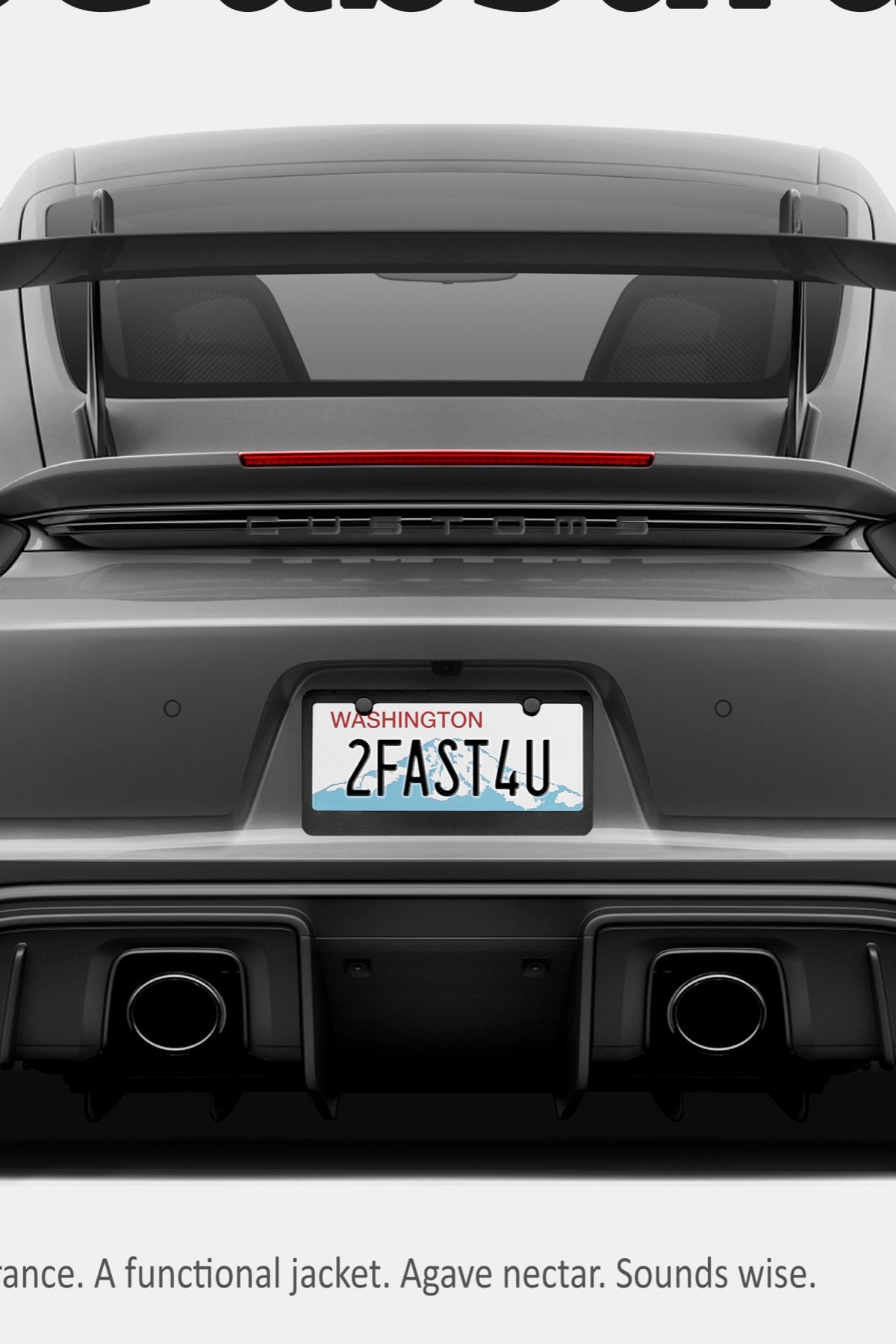 Porsche 718 Cayman GT4 RS Ad - Wise to be Absurd