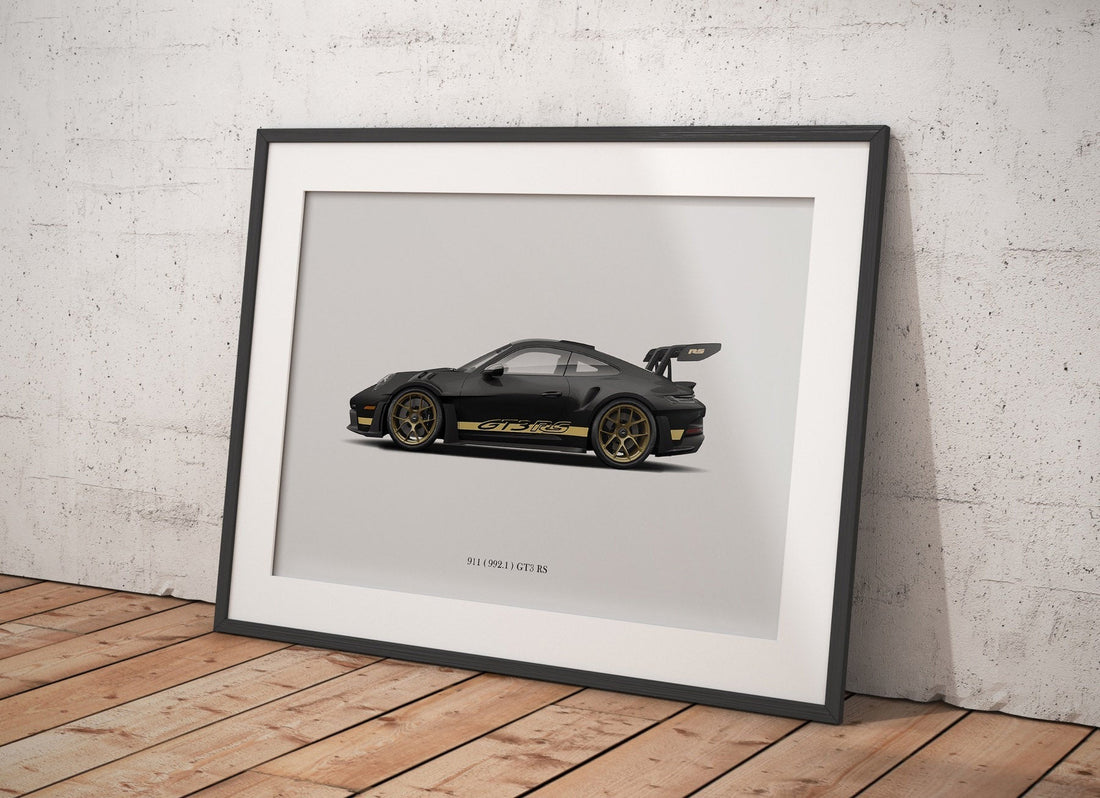Track Slayer Porsche 992 GT3 RS in Black/Gold