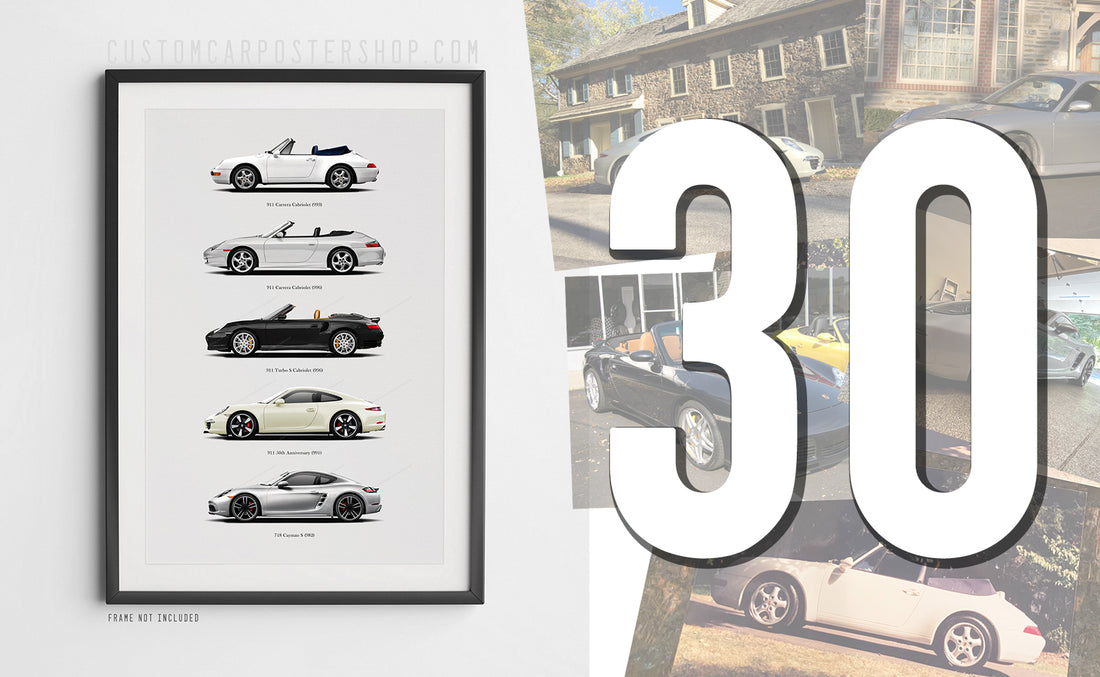 Celebrating 30 Years of Porsche Ownership