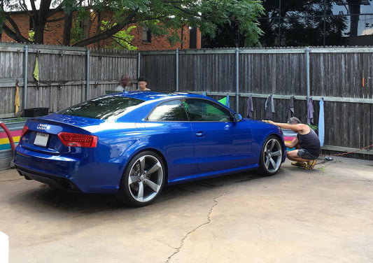 Resurrected Sepang Blue Audi RS5