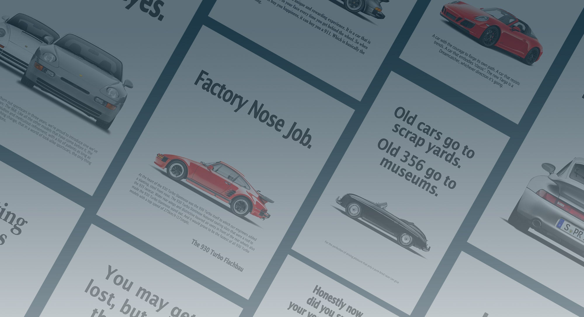 The Vintage Porsche Ads Collection