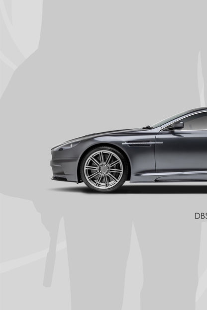 James Bond (Daniel Craig) Aston Martin Tribute Poster