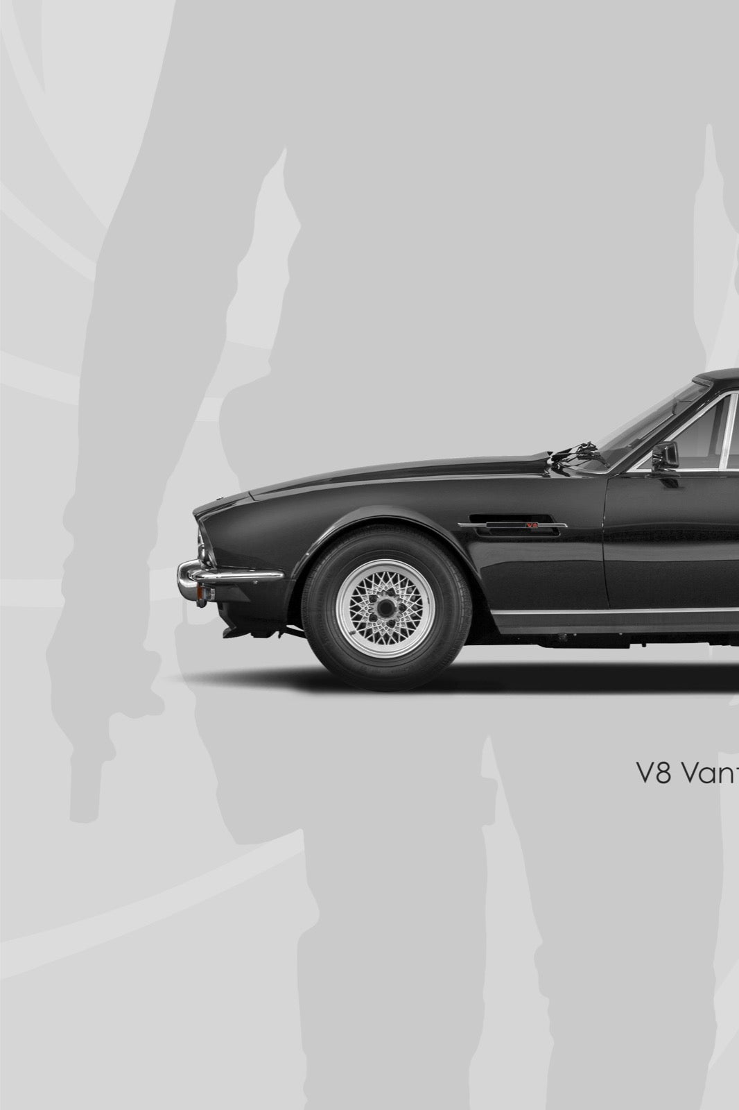 James Bond (Daniel Craig) Aston Martin Tribute Poster