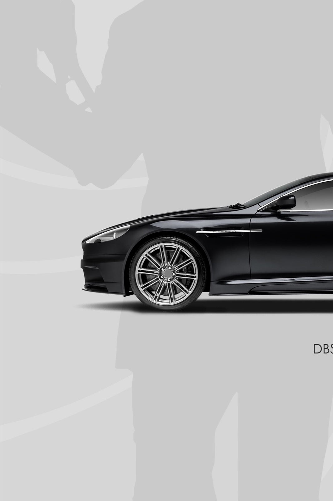 James Bond (Daniel Craig) Aston Martin Tribute Poster