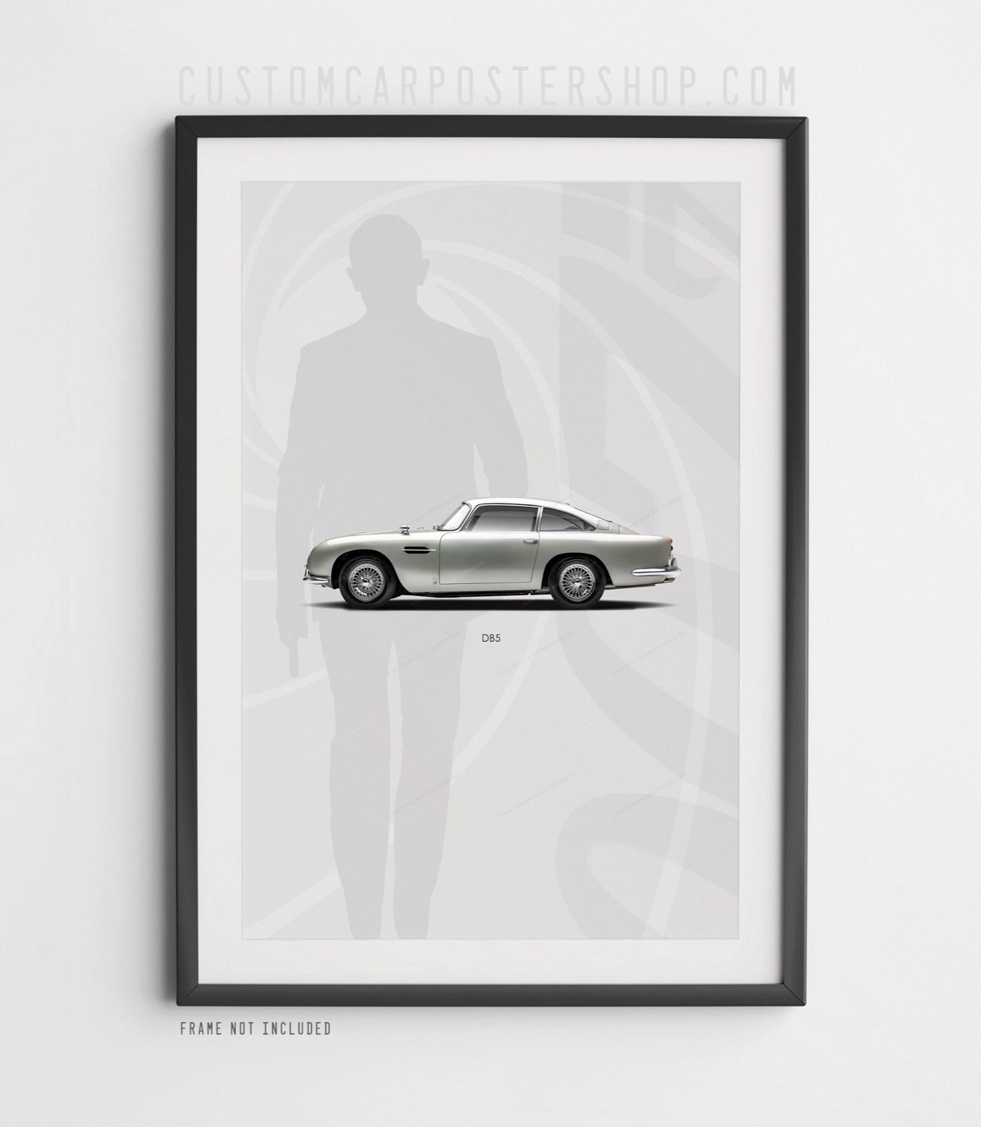 007 James Bond Daniel Craig Aston Martin Poster Framed Art - Skyfall DB5