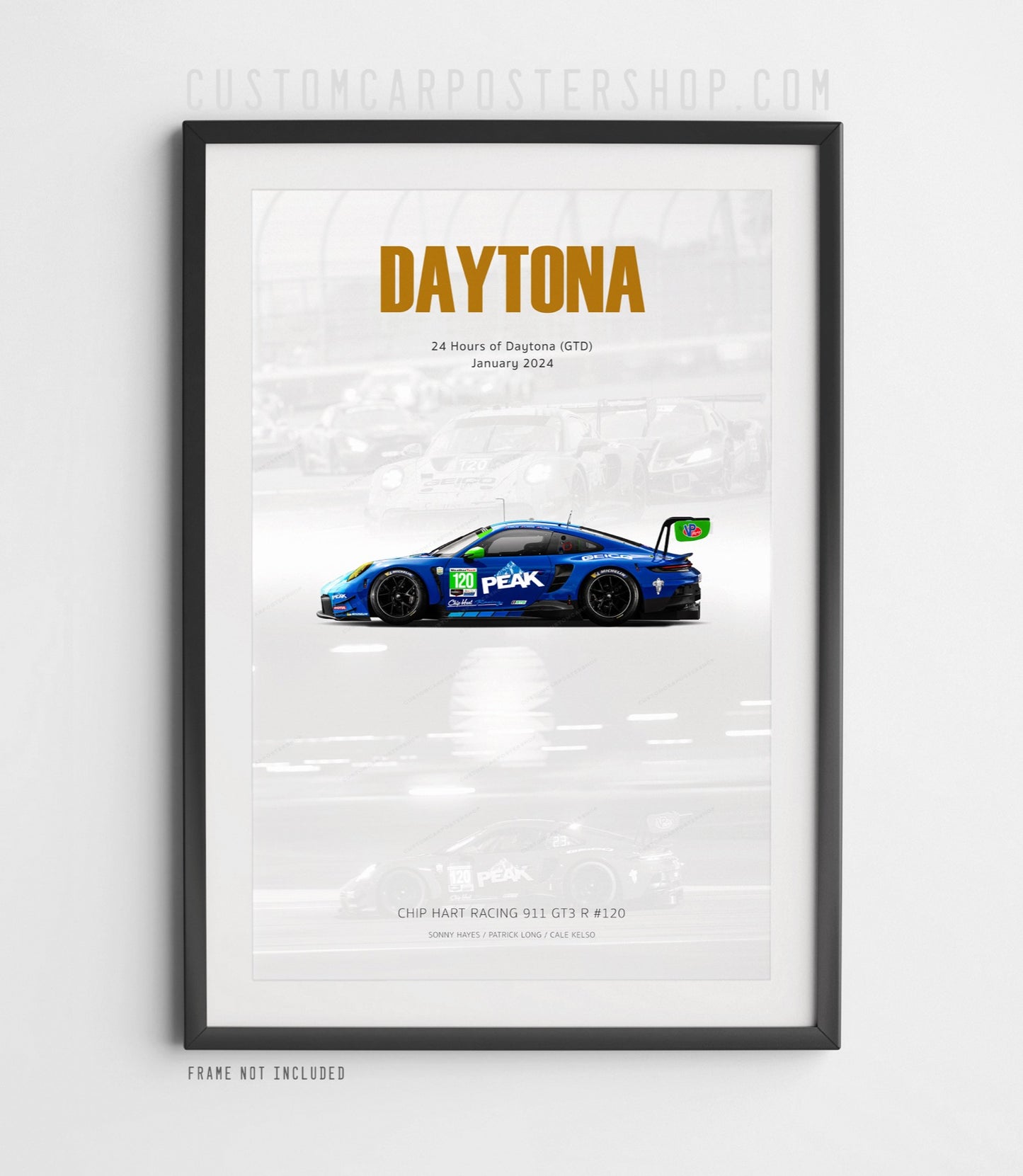 F1 Movie - Porsche 911 GT3 R #120 Poster