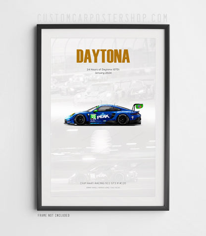 F1 Movie - Porsche 911 GT3 R #120 Poster