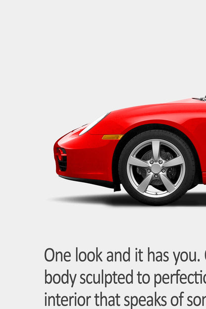 Porsche 987 Cayman Print Ad - Scheduled Existence