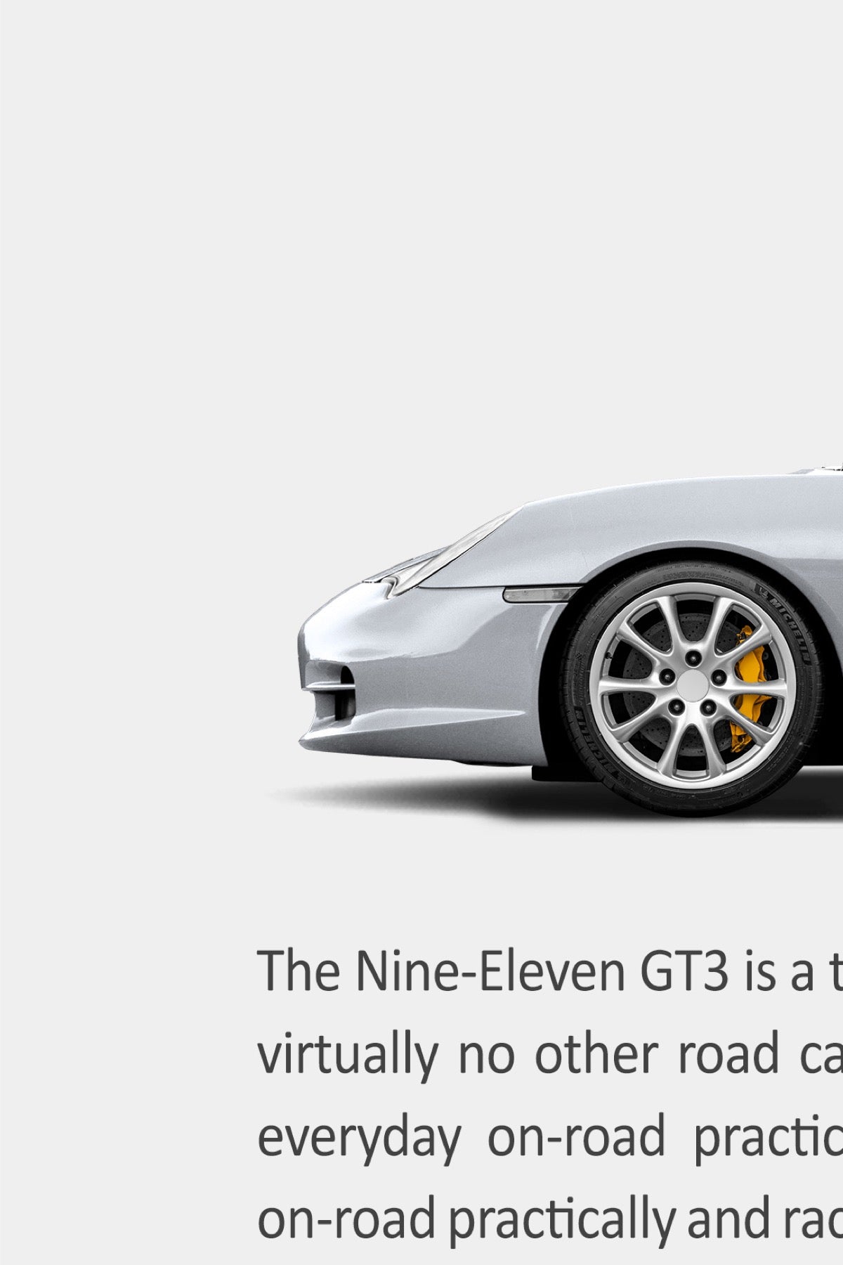 Porsche 996.2 911 GT3 Remastered Print Ad - Racetrack to Road