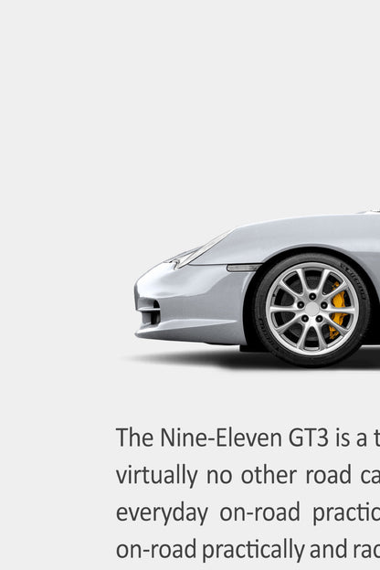 Porsche 996.2 911 GT3 Remastered Print Ad - Racetrack to Road