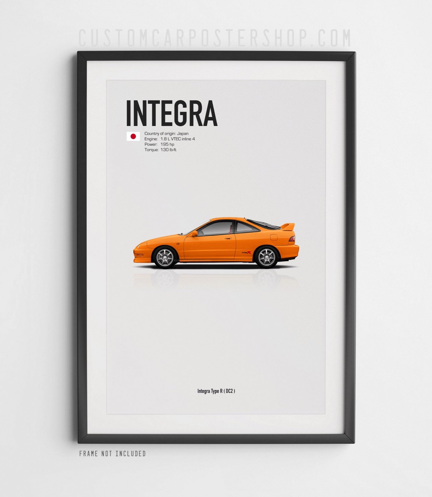 Acura Integra Type R (DC2) Poster