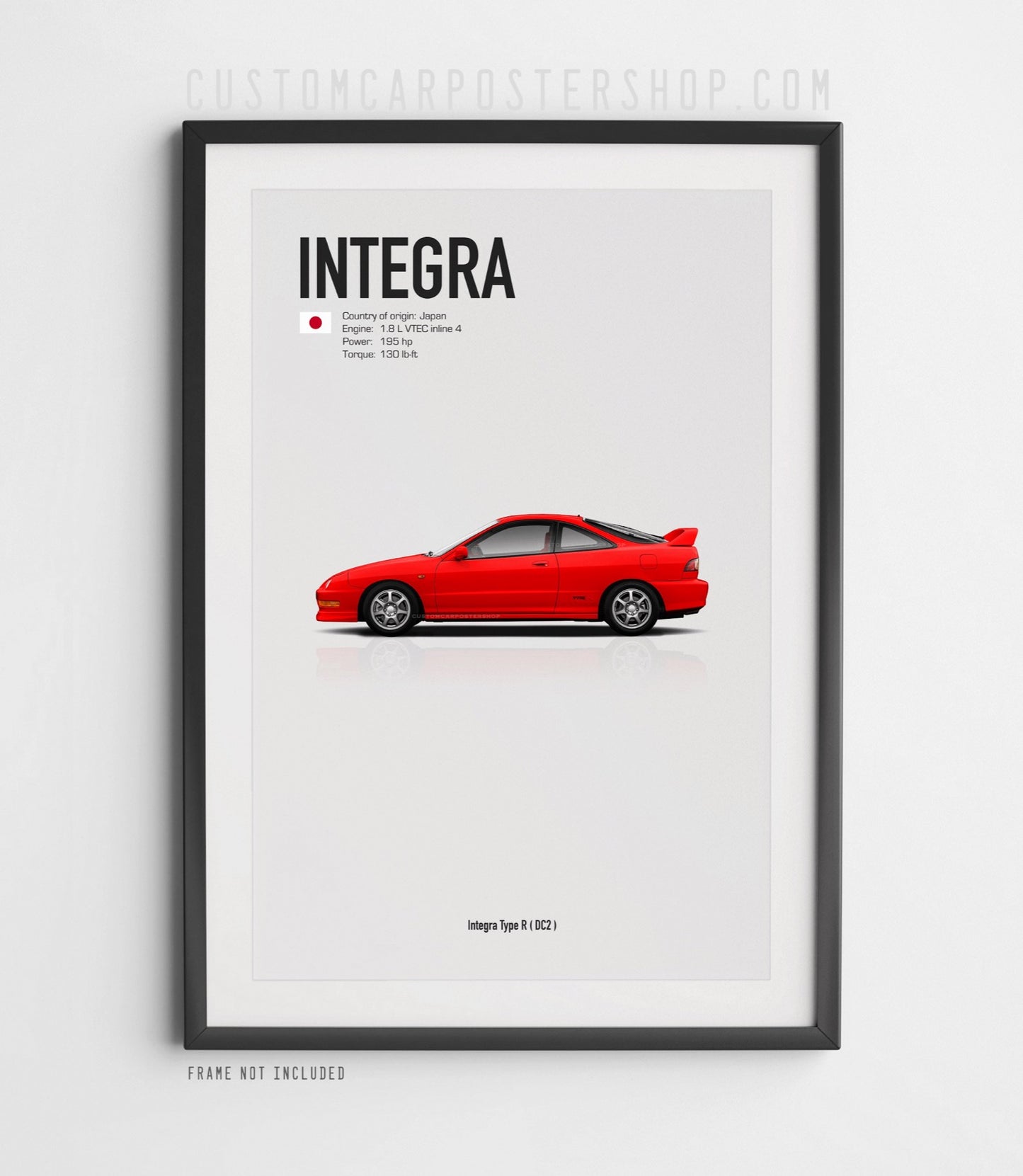 Acura Integra Type R (DC2) Poster