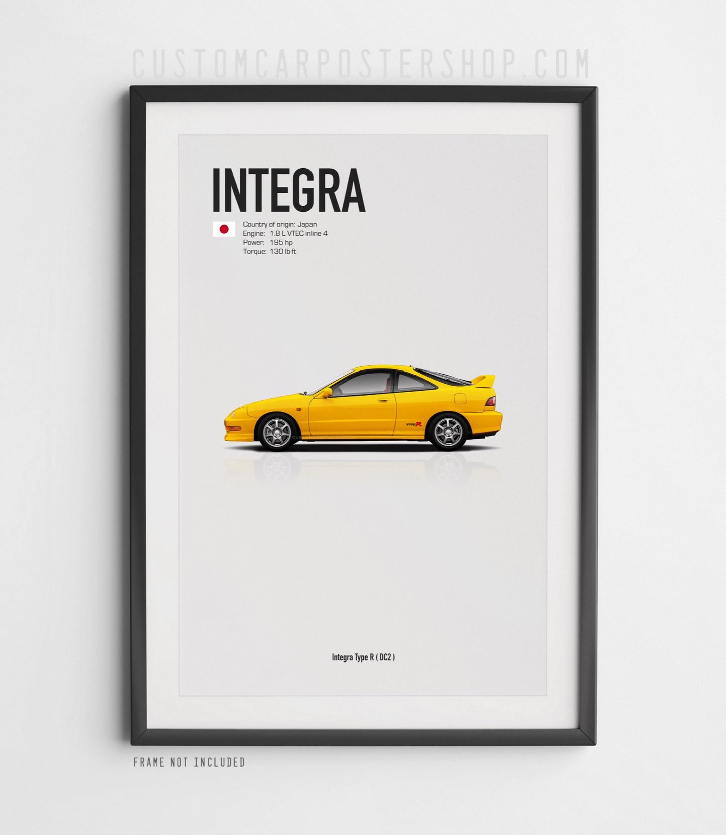 Acura Integra Type R (DC2) Poster