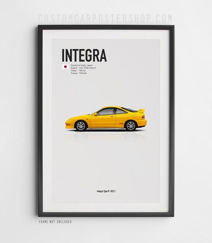 Acura Integra Type R (DC2) Poster